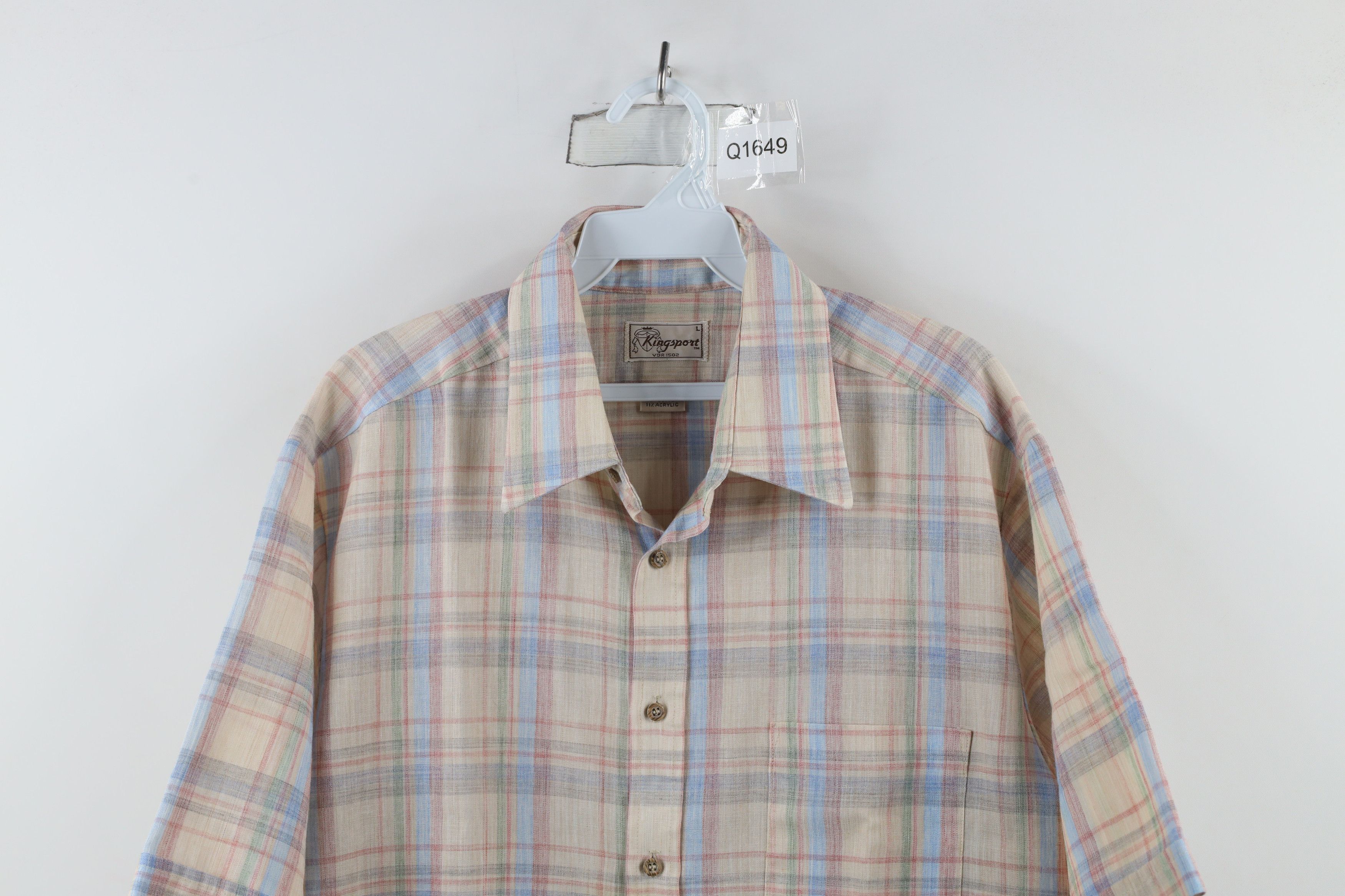 Vintage Vintage 70s Streetwear Short Sleeve Collared Button Shirt Size US L / EU 52-54 / 3 - 2 Thumbnail