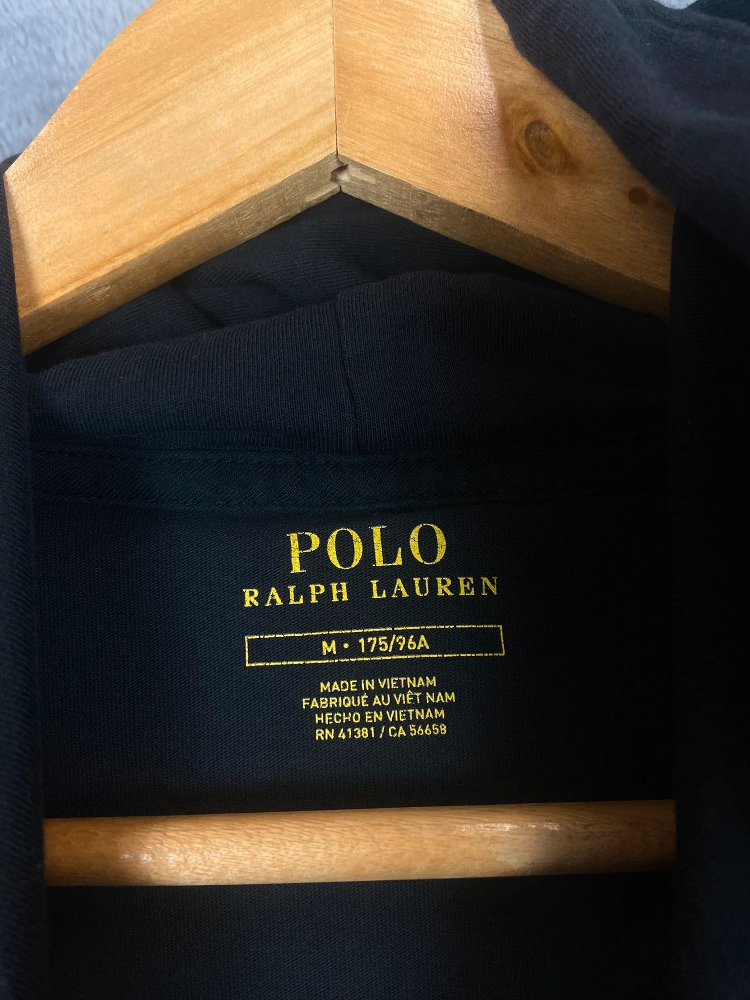 Ralph Lauren Ralph Lauren Black Hoodie – Embroidered Logo, M Size US M / EU 48-50 / 2 - 3 Thumbnail