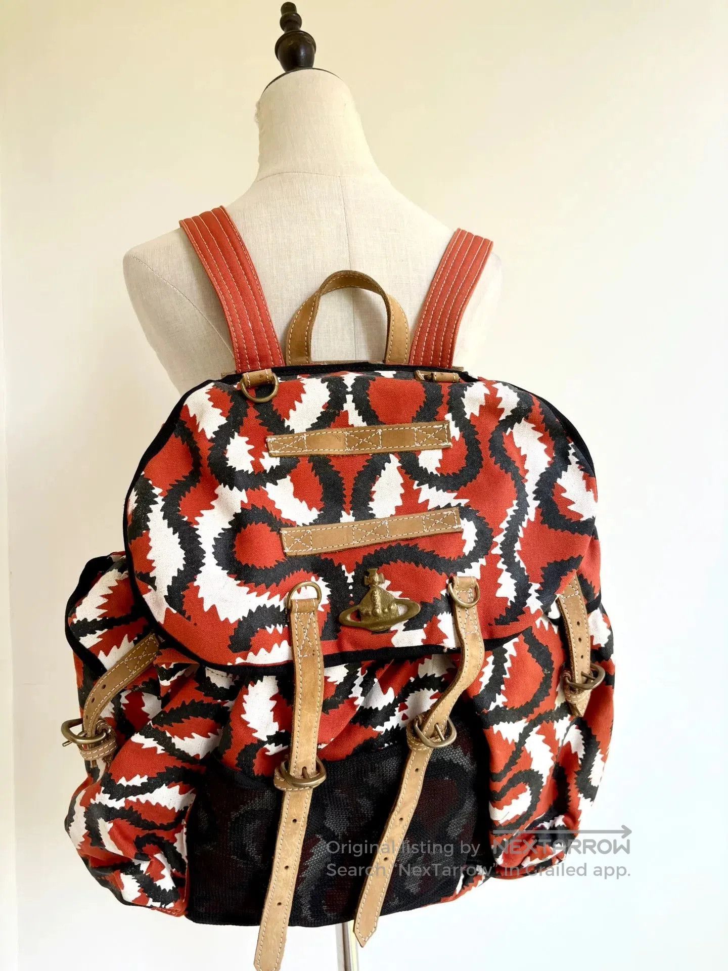 Vivienne Westwood Red and White Pirate Bag.