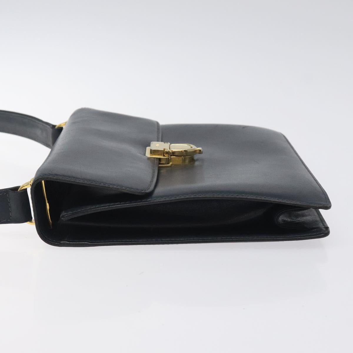 Celine CELINE Shoulder Bag Leather Navy Gold Size ONE SIZE - 5 Thumbnail