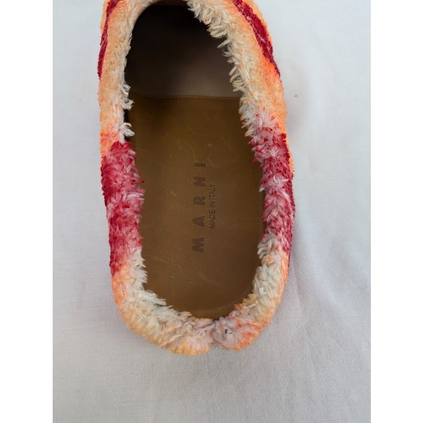 Marni o1rshd1 Furry Fussbet Slide Slippers in Multicolor Size US 8 / EU 41 - 11 Thumbnail