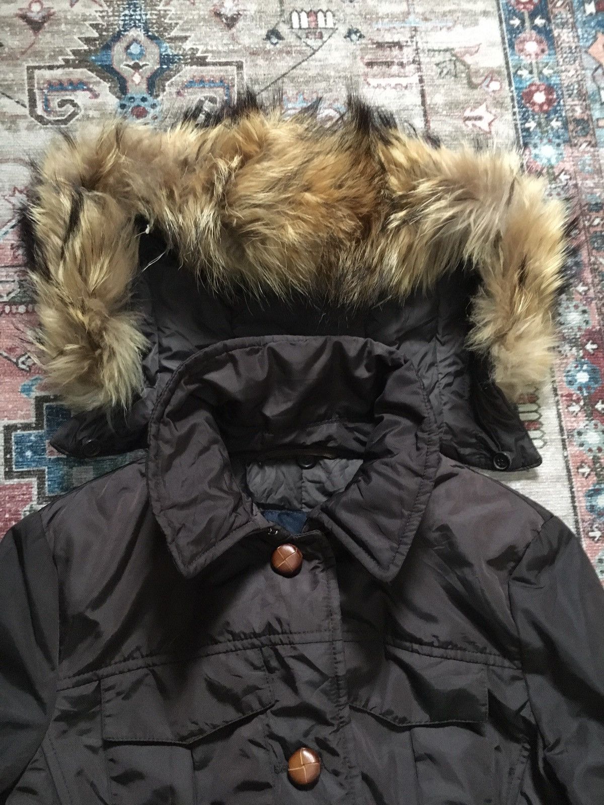 Designer × Max Mara × Weekend Max Mara Max Mara Raccoon Fur Down Jacket Size XS / US 0-2 / IT 36-38 - 6 Thumbnail