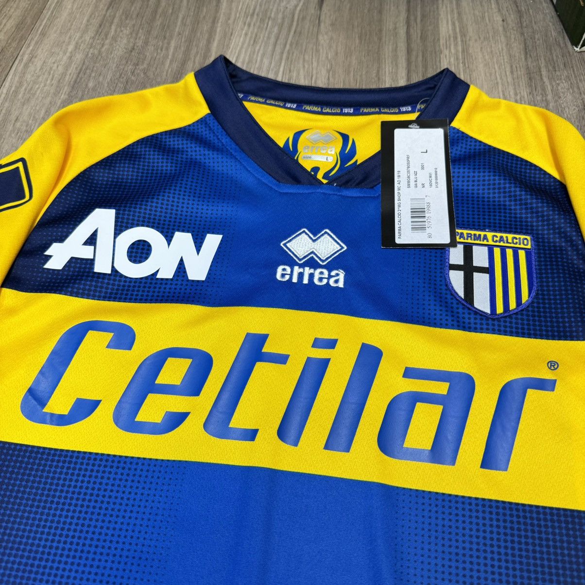 Errea Parma 18/19 home shirt #3 Dimarco (Bnwt) Size US L / EU 52-54 / 3 - 3 Thumbnail
