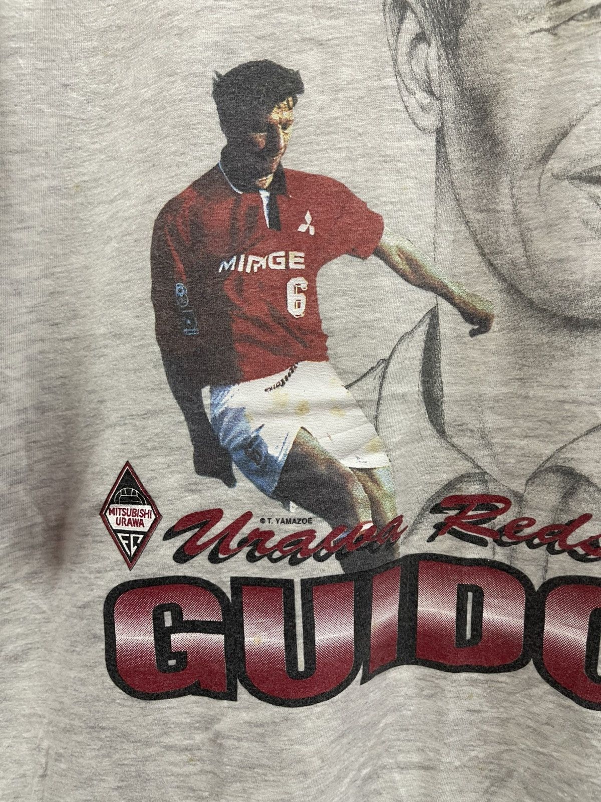 Other Vintage 90s J-League Urawa Reds No.6 Guido🔥🔥🔥 Size US L / EU 52-54 / 3 - 2 Thumbnail