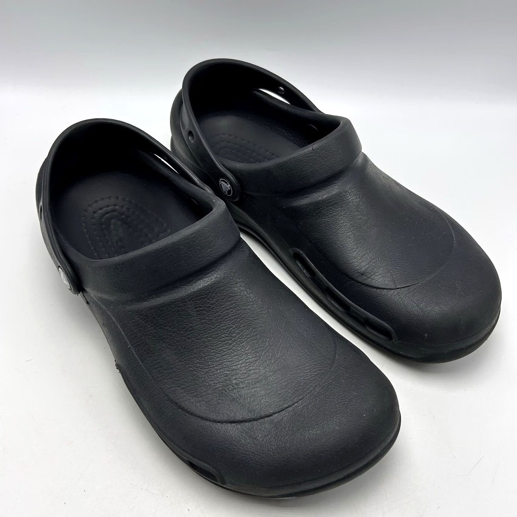 Crocs Crocs Bistro Clog Mens 10 Black Slip Resistant Work Comfort Resturant Read Size US 8 / EU 41 - 2 Thumbnail