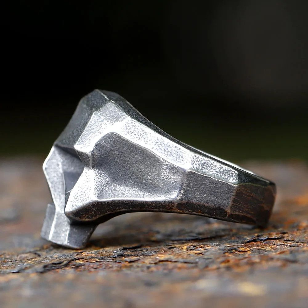 Jewelry Vintage Skull Ring Size ONE SIZE - 3 Thumbnail