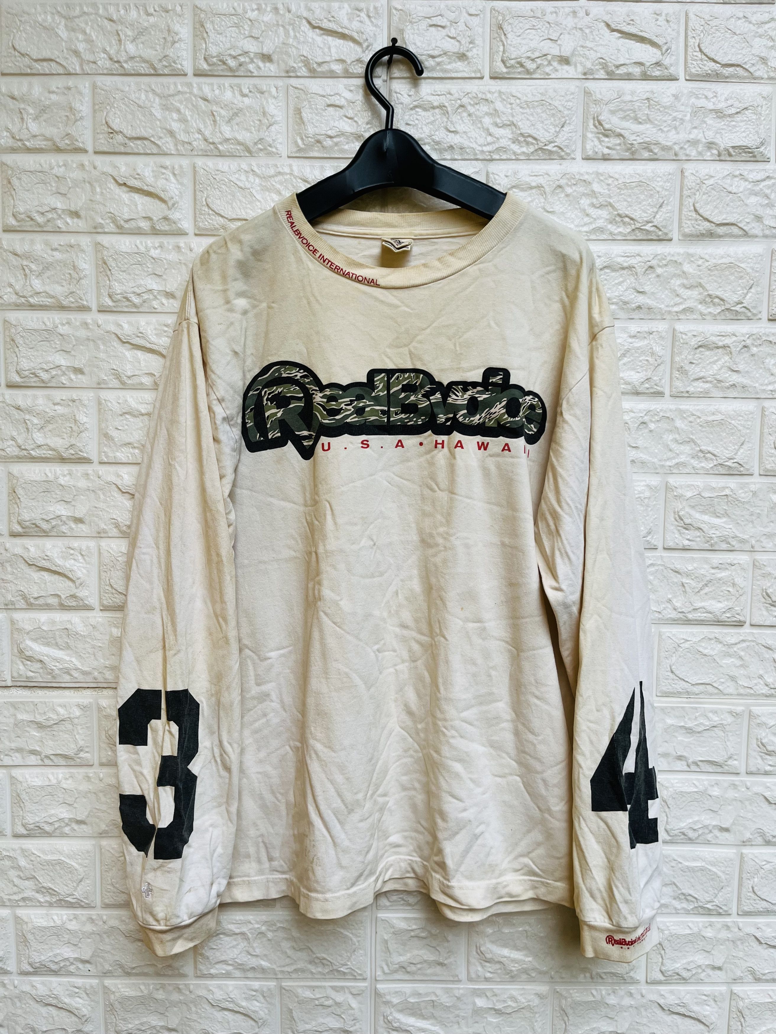 image of Vintage Realbvoice Japanese Designer Fashion Style in White, Men's (Size Large)