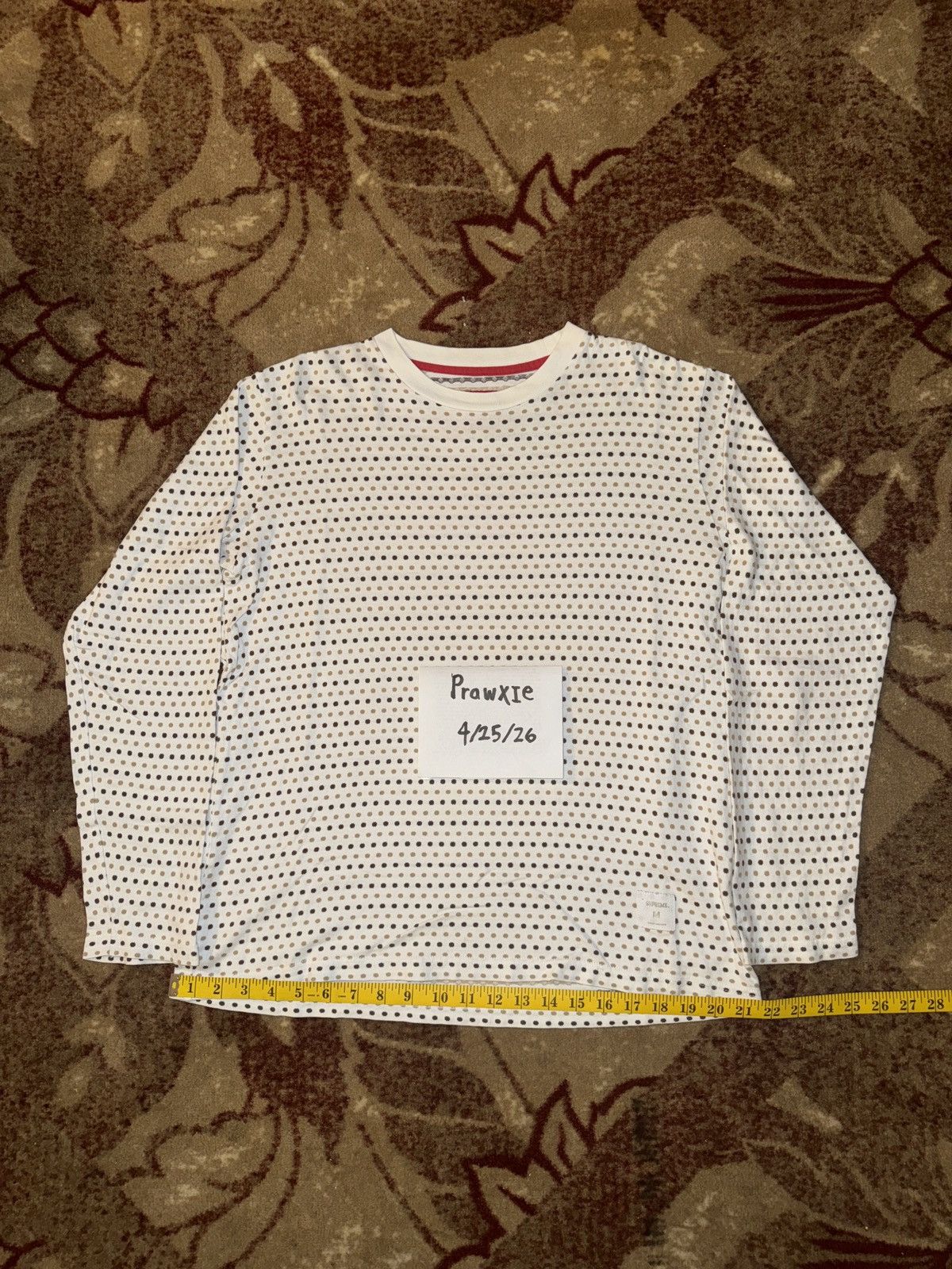 Supreme Supreme Polka Dot Long Sleeve FW09 Size US M / EU 48-50 / 2 - 5 Thumbnail