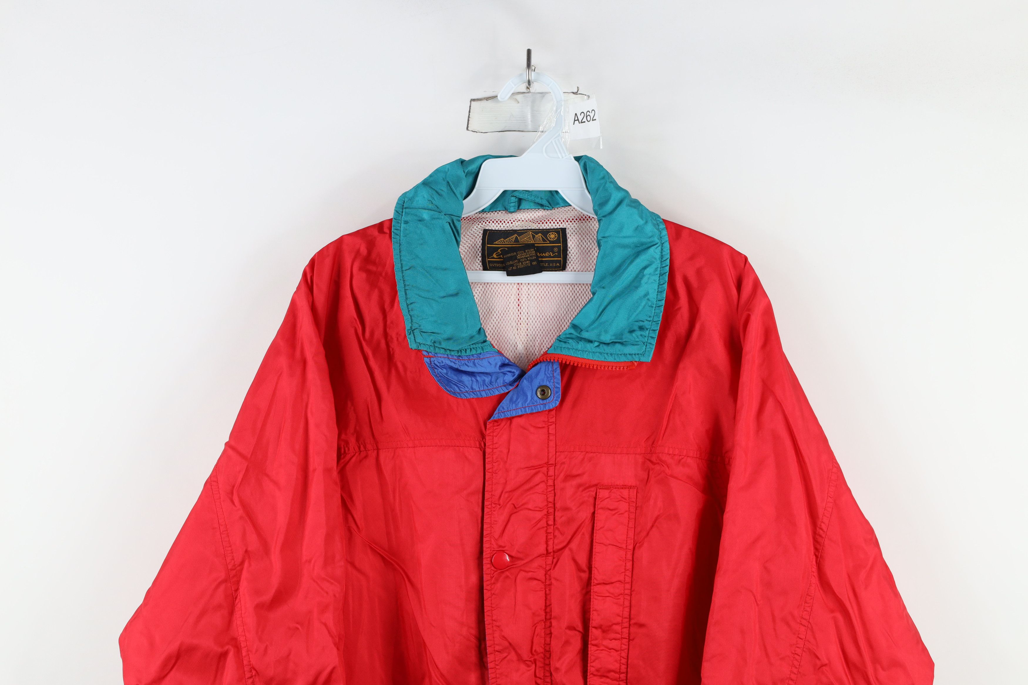 Eddie Bauer × Vintage Vintage 90s Eddie Bauer Goretex Long Rain Jacket Coat Red Size US S / EU 44-46 / 1 - 2 Thumbnail