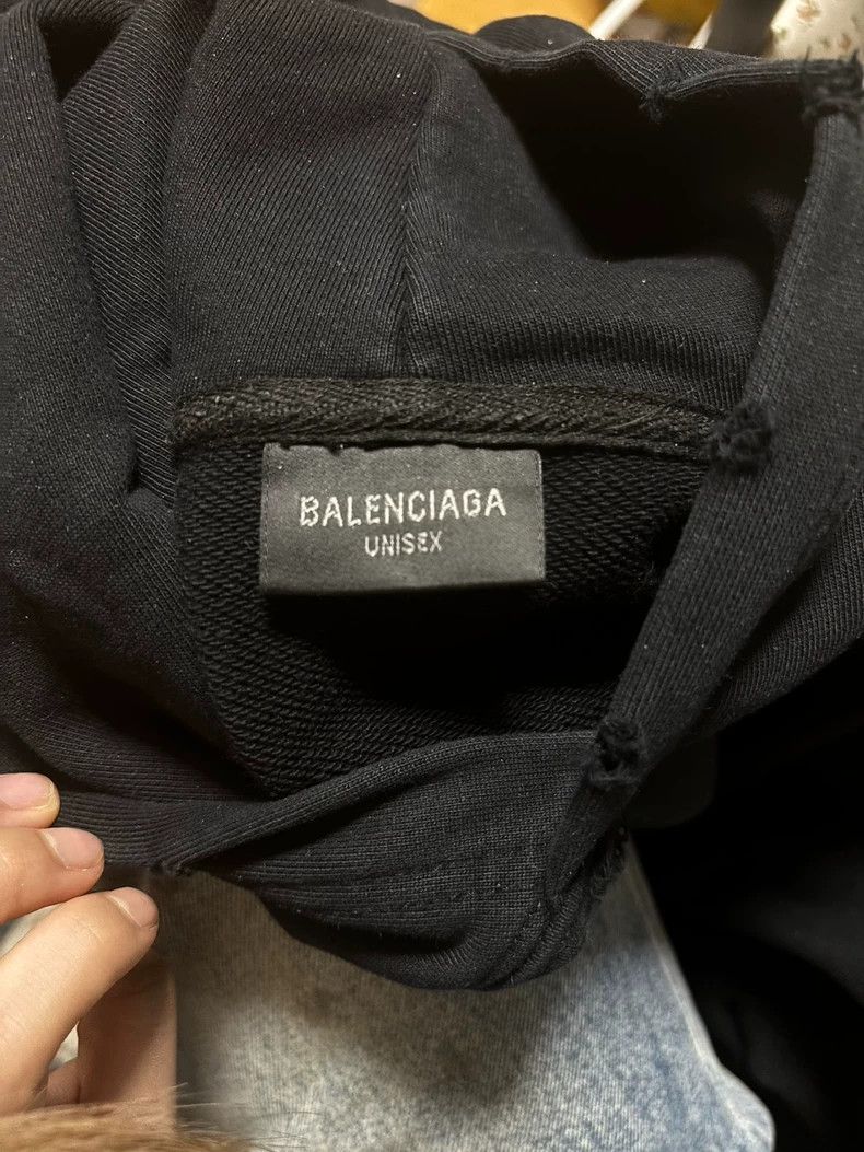Balenciaga Balenciaga Black Hoodie Size US XS / EU 42 / 0 - 3 Thumbnail