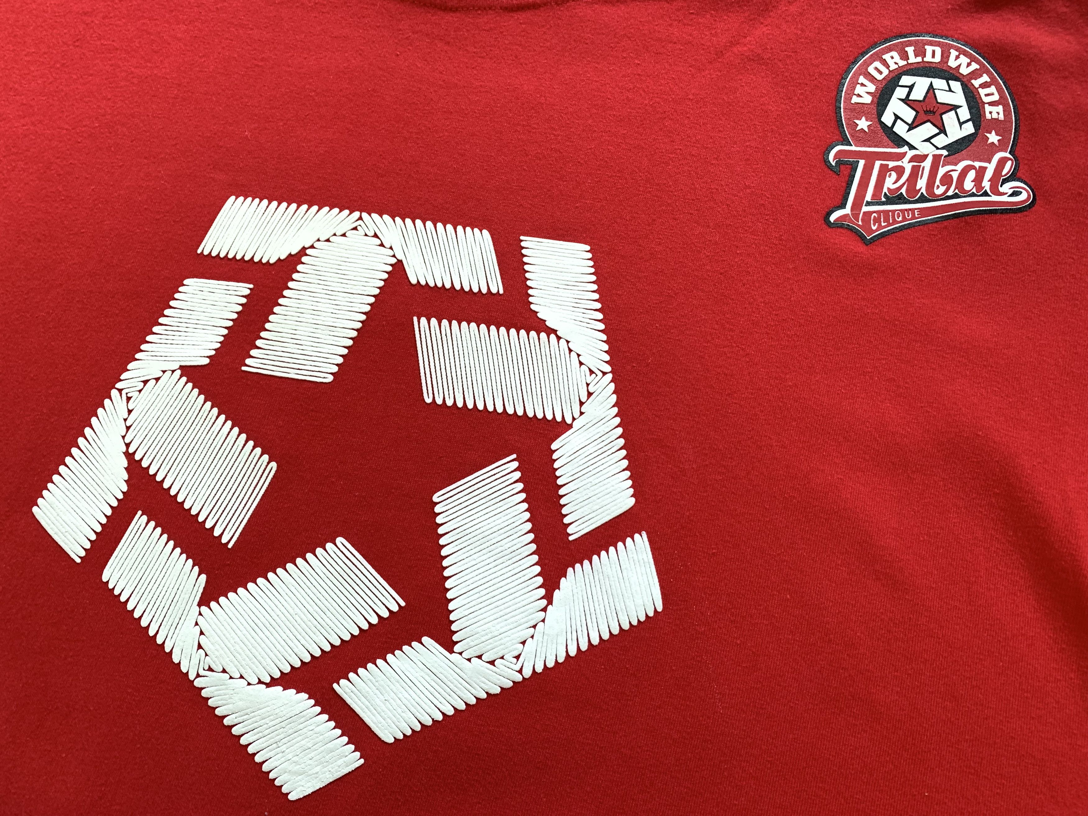 Tribal Streetwear × Vintage Tribal Gear Vintage Printed Logo T-Shirt Size US XXL / EU 58 / 5 - 5 Thumbnail