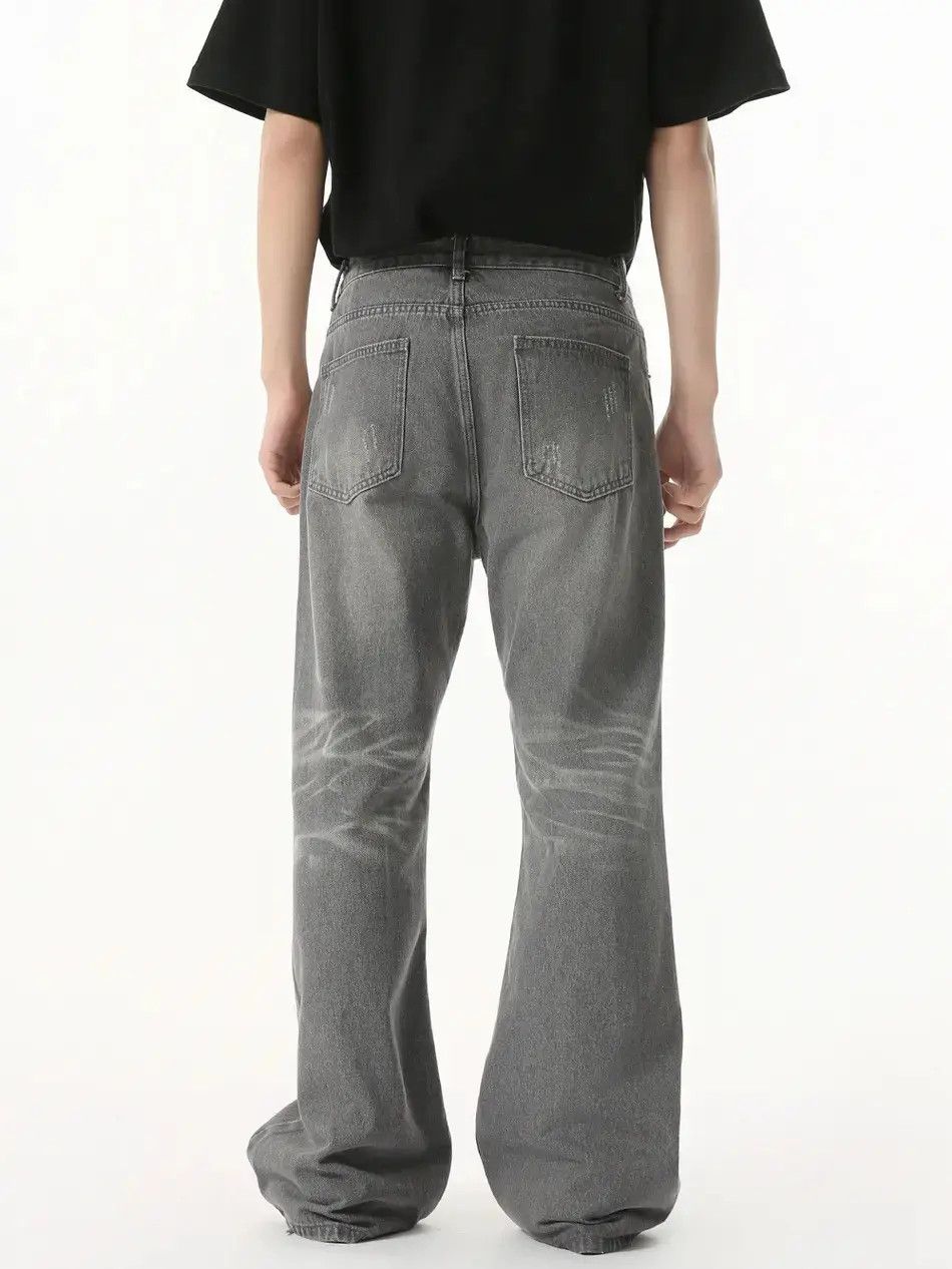 Japanese Brand Retro loose wide leg slightly flared jeans Size US 32 / EU 48 - 2 Thumbnail