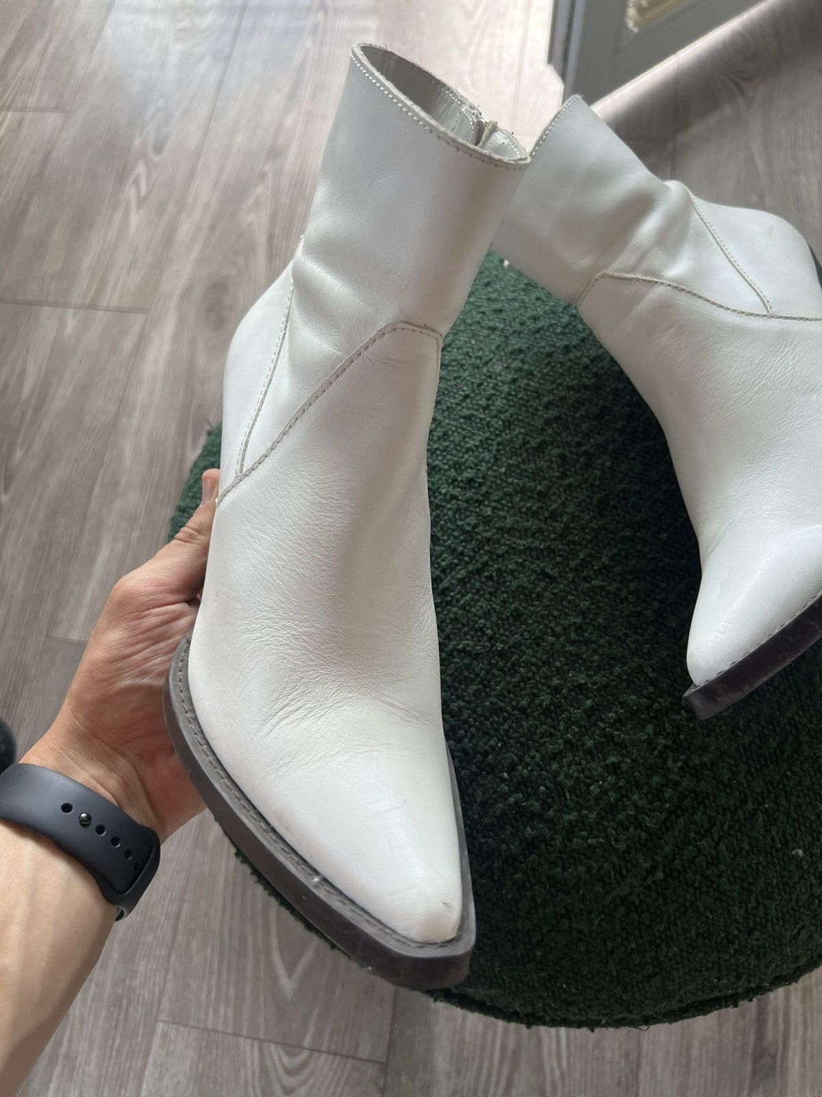 Zara Avant Garde Y2k Leather Opium Archival Zara Woman Boots Size US 6 / IT 36 - 11 Thumbnail