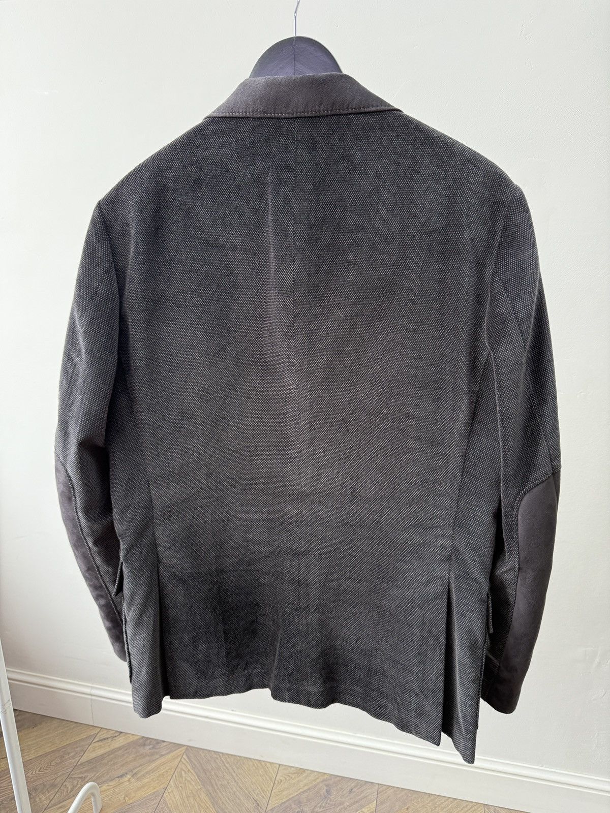Corneliani Vintage Corneliani ID Blazer Jacket Brown Textured Cotton Size 48R - 11 Thumbnail