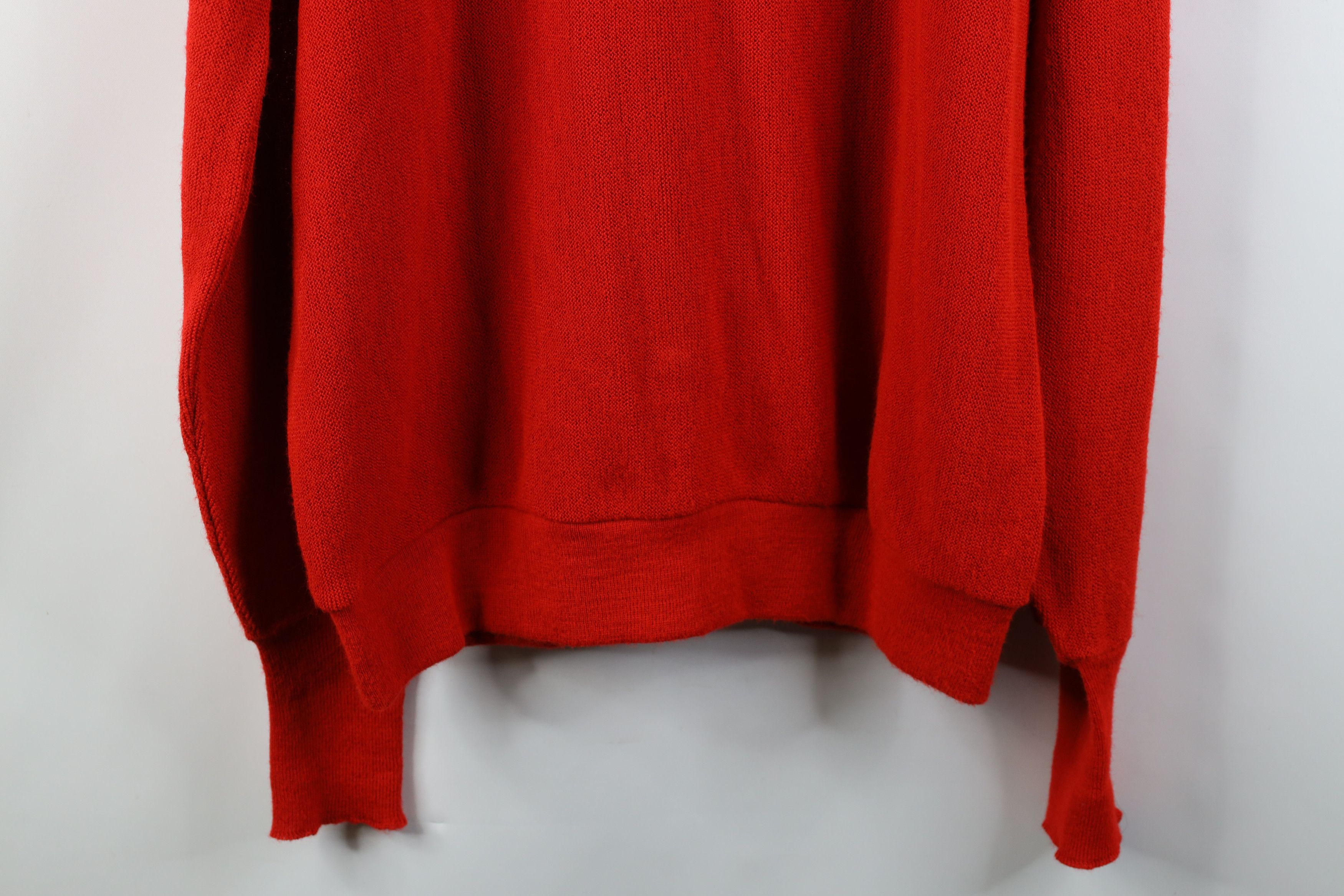 Vintage Vintage 70s Streetwear Kurt Cobain Cardigan Sweater Red USA Size US XL / EU 56 / 4 - 12 Thumbnail