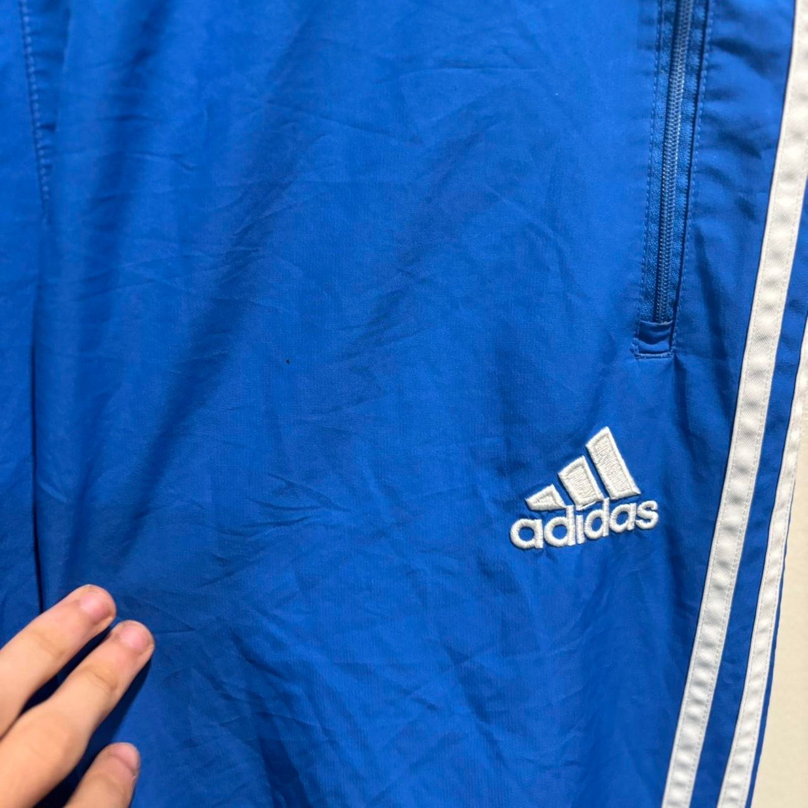 Adidas Adidas olympique marsielle tracksuit pants bottoms pants Size US 34 / EU 50 - 3 Thumbnail