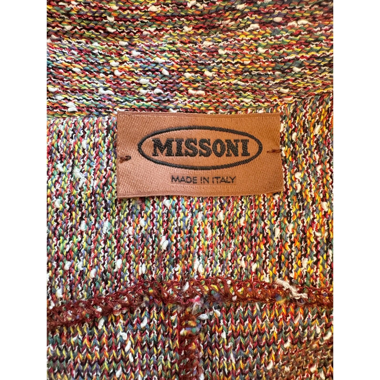 Missoni RARE Vintage Missoni Knit Sweater Blazer Shacket Cardigan Size XXL / US 16-18 / IT 52-54 - 6 Thumbnail