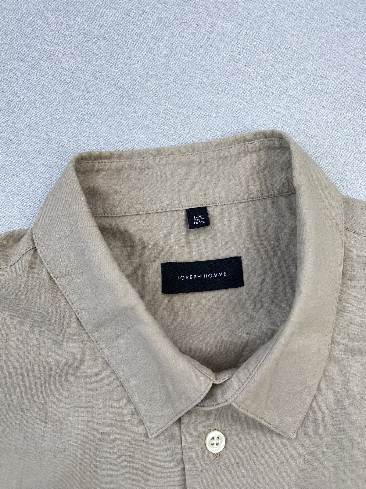 JOSEPH HOMME Men’s Joseph Homme Short Sleeve Shirt size 42 16 1/2 Size US L / EU 52-54 / 3 - 3 Thumbnail