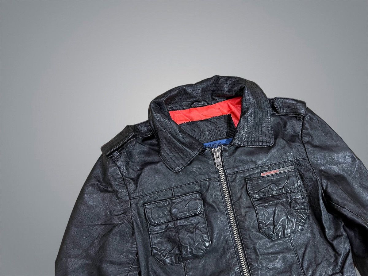 Japanese Brand × Superdry Women’s Leather Superdry Jacket in Japanese Style Size S / US 4 / IT 40 - 2 Thumbnail