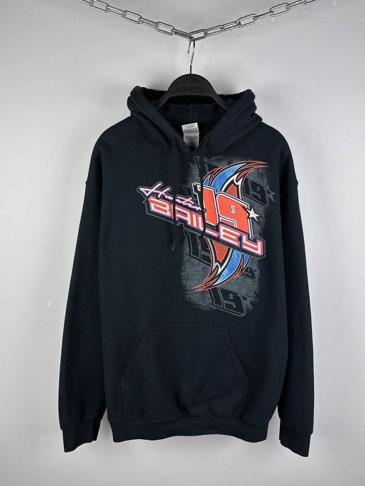 Vintage Vintage Y2K Hunter Bailey 19 Racing Hoodie Size US M / EU 48-50 / 2 - 10 Thumbnail