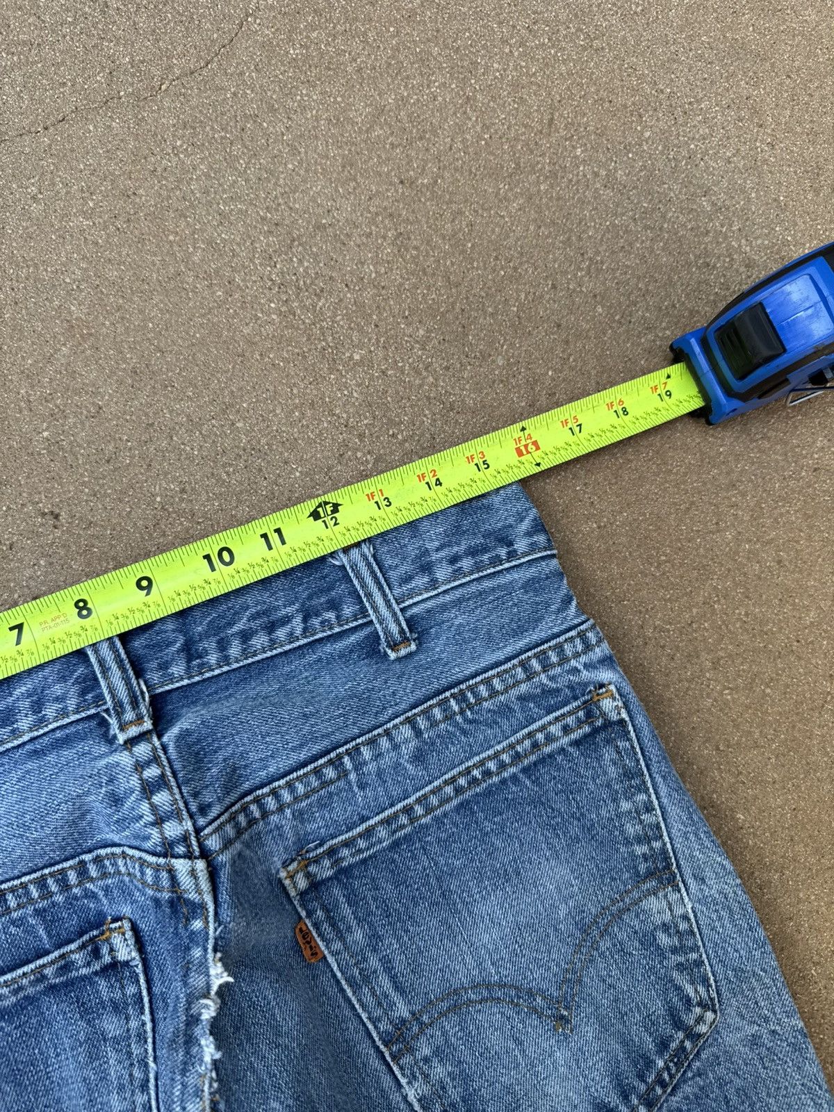 Levi's Vtg 70’s Levi’s 646 Orange Tab Bellbottom Flare Jeans 31x28 Size US 31 - 8 Thumbnail
