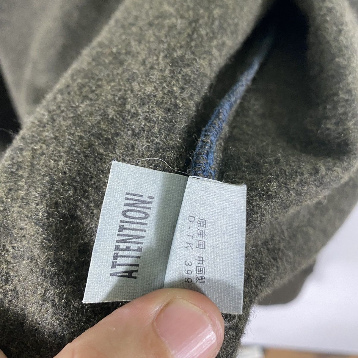 Japanese Brand Vintage Gaijin Military Dapartment Wool Shirt Size 38 Size US M / EU 48-50 / 2 - 8 Thumbnail