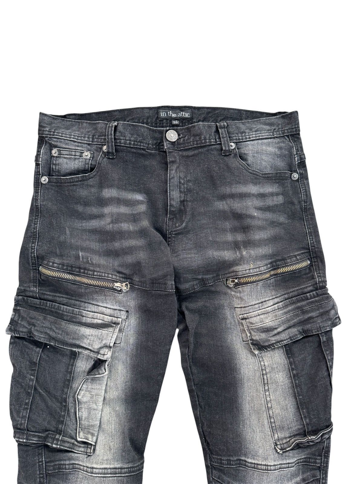 In The Attic IN THE ATTIC BIKER LIKE JAPANESE STYLE JEANS Size US 32 / EU 48 - 2 Thumbnail