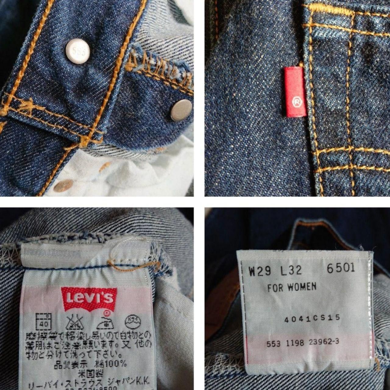 Levi's 90s Levi's 6501-0193 Straight Denim Pants Made in USA Size 28" / US 6 / IT 42 - 3 Thumbnail