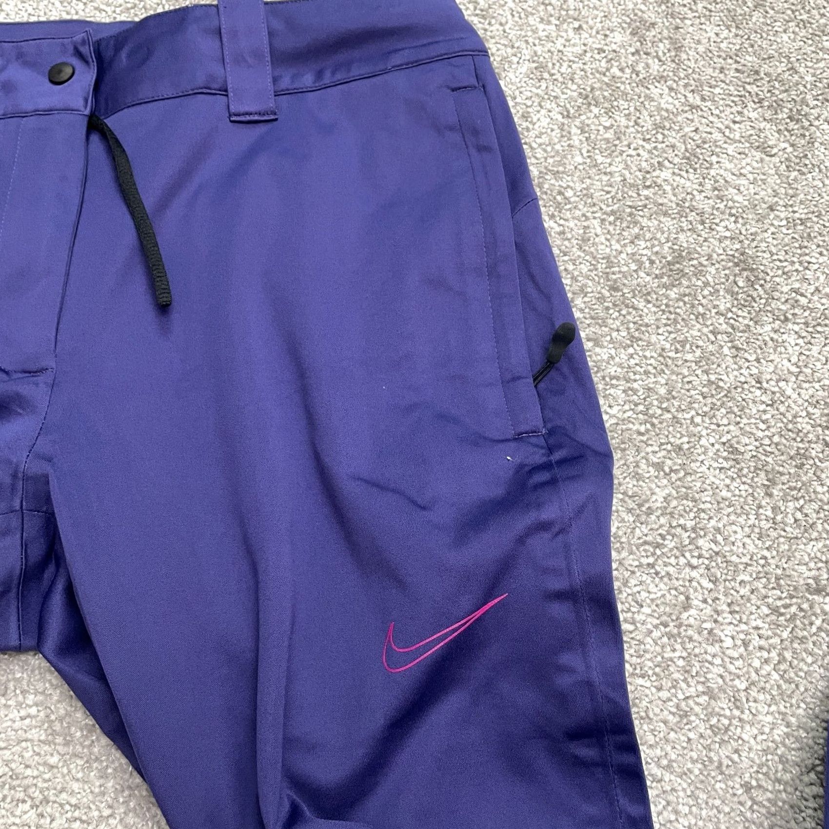 Nike Nike Golf Storm Fit 10 Pants Mens XS Blue Straight Zip Ankle Active Outdoor D1 Size US 27 - 7 Thumbnail