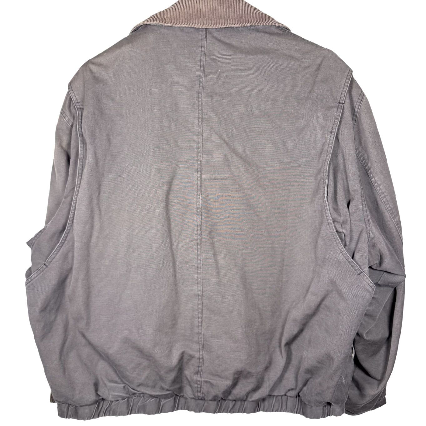 Vintage VINTAGE Field & Stream Bomber Jacket Men's 2XL Gray Corduroy Collar Full Zip Jacket Size US XXL / EU 58 / 5 - 3 Thumbnail