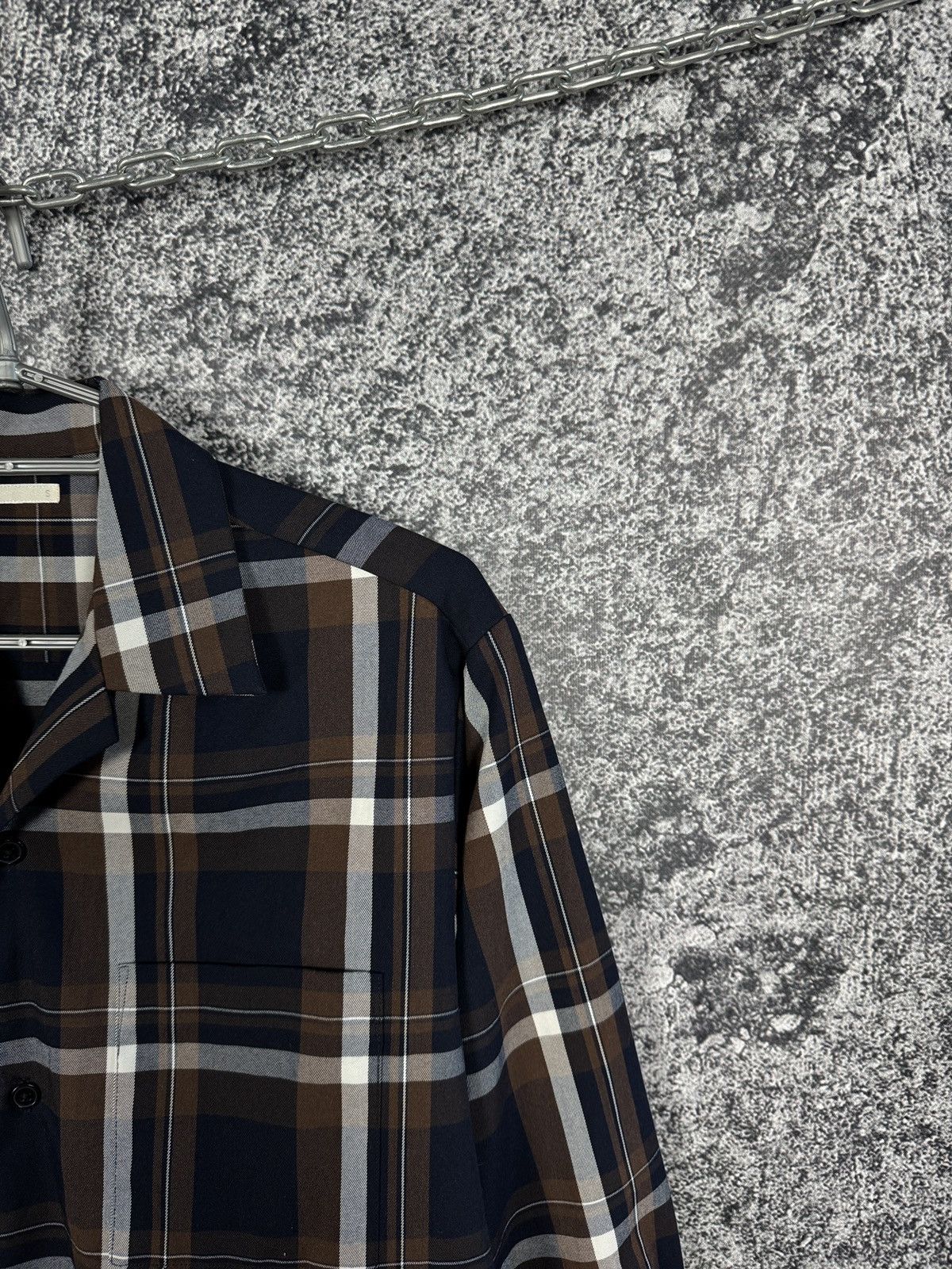GU × Japanese Brand GU Plaid Long Sleeve Shirt Button Up Casual Japan Brand Sz S Size US S / EU 44-46 / 1 - 2 Thumbnail