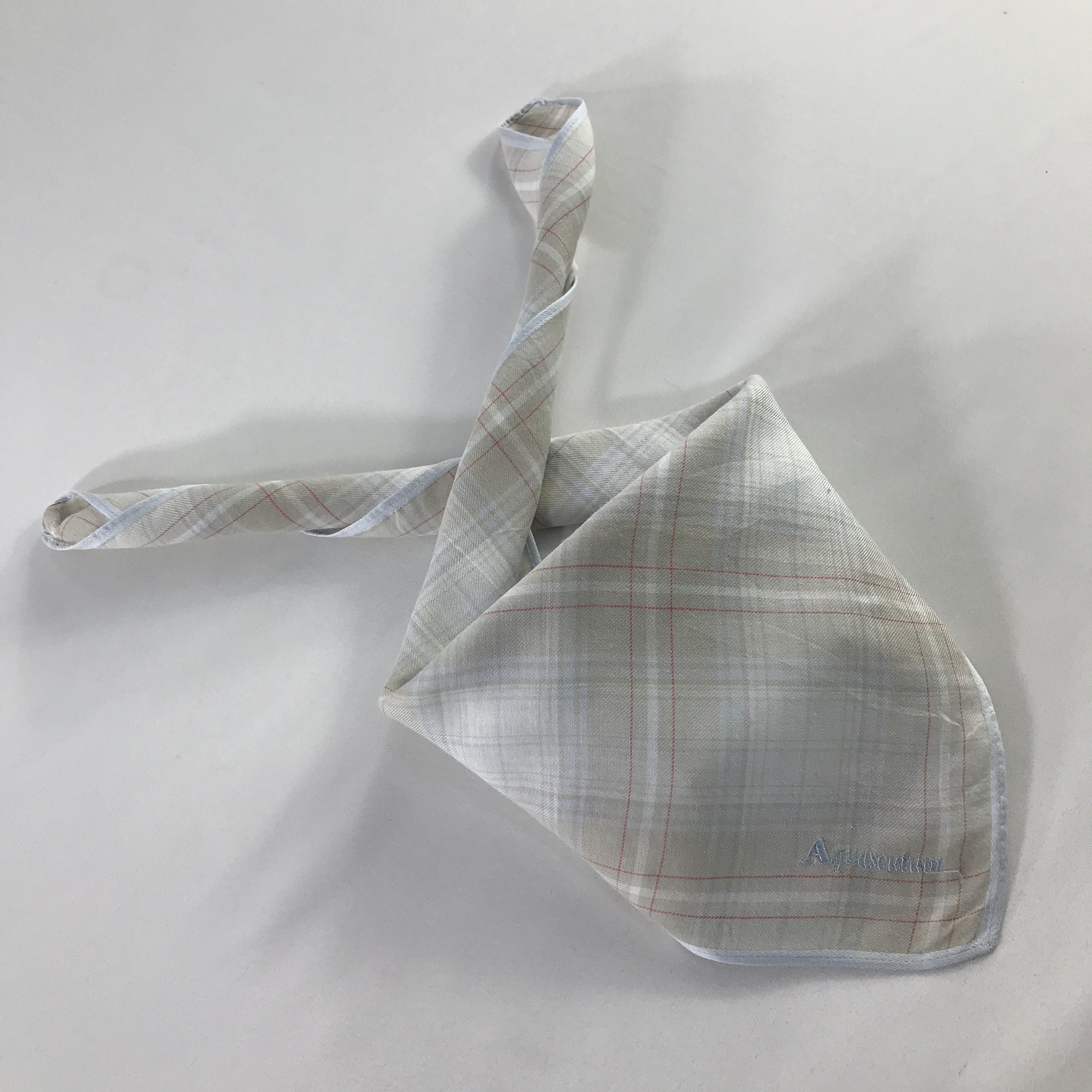 Aquascutum × Vintage Aquascutum Bandana / Handkerchief / Neckerchief - S537 Size ONE SIZE - 4 Thumbnail