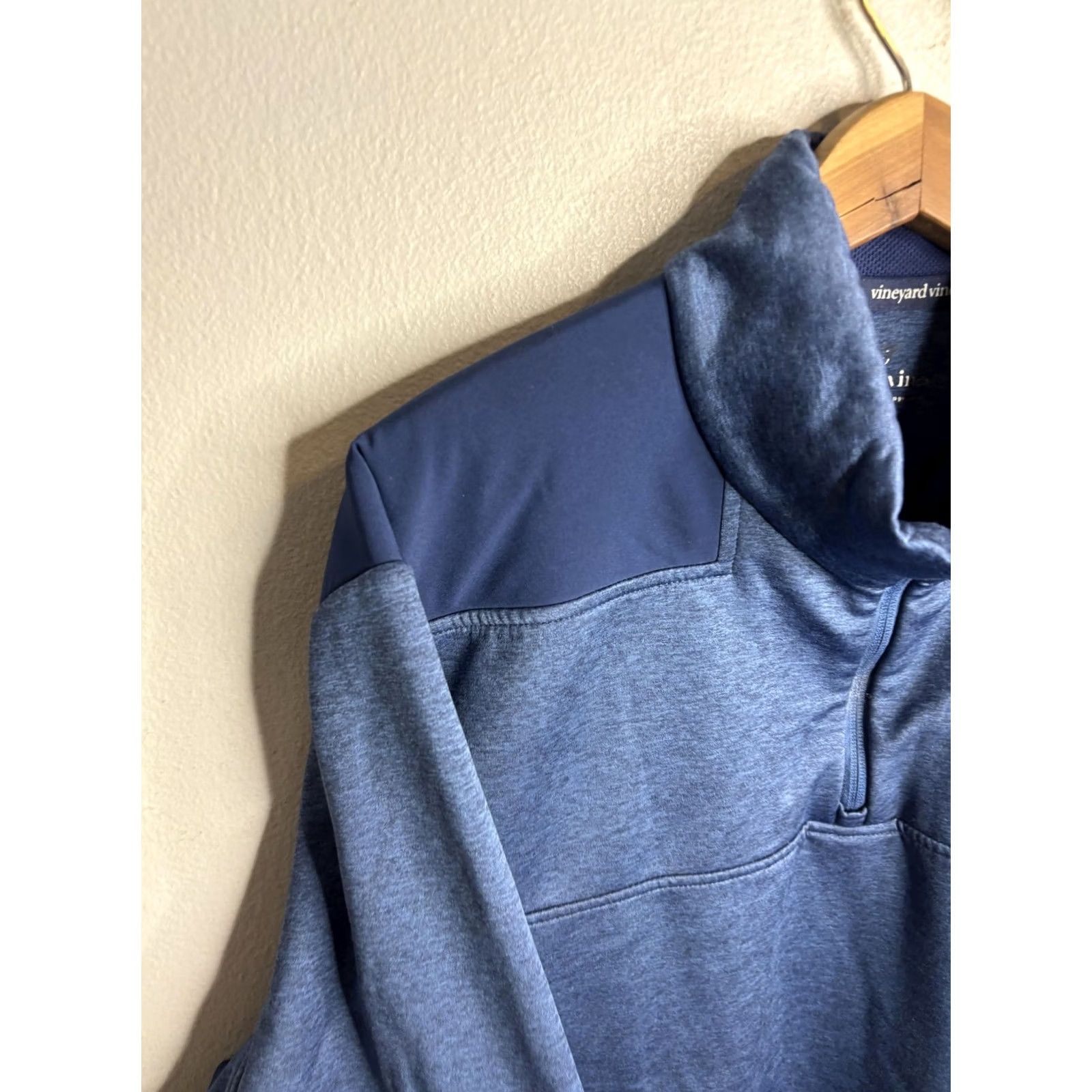 Vineyard Vines Vineyard Vines Pullover Mens Large Blue Quarter Zip Performance Sweater Outdoors Size US L / EU 52-54 / 3 - 2 Thumbnail
