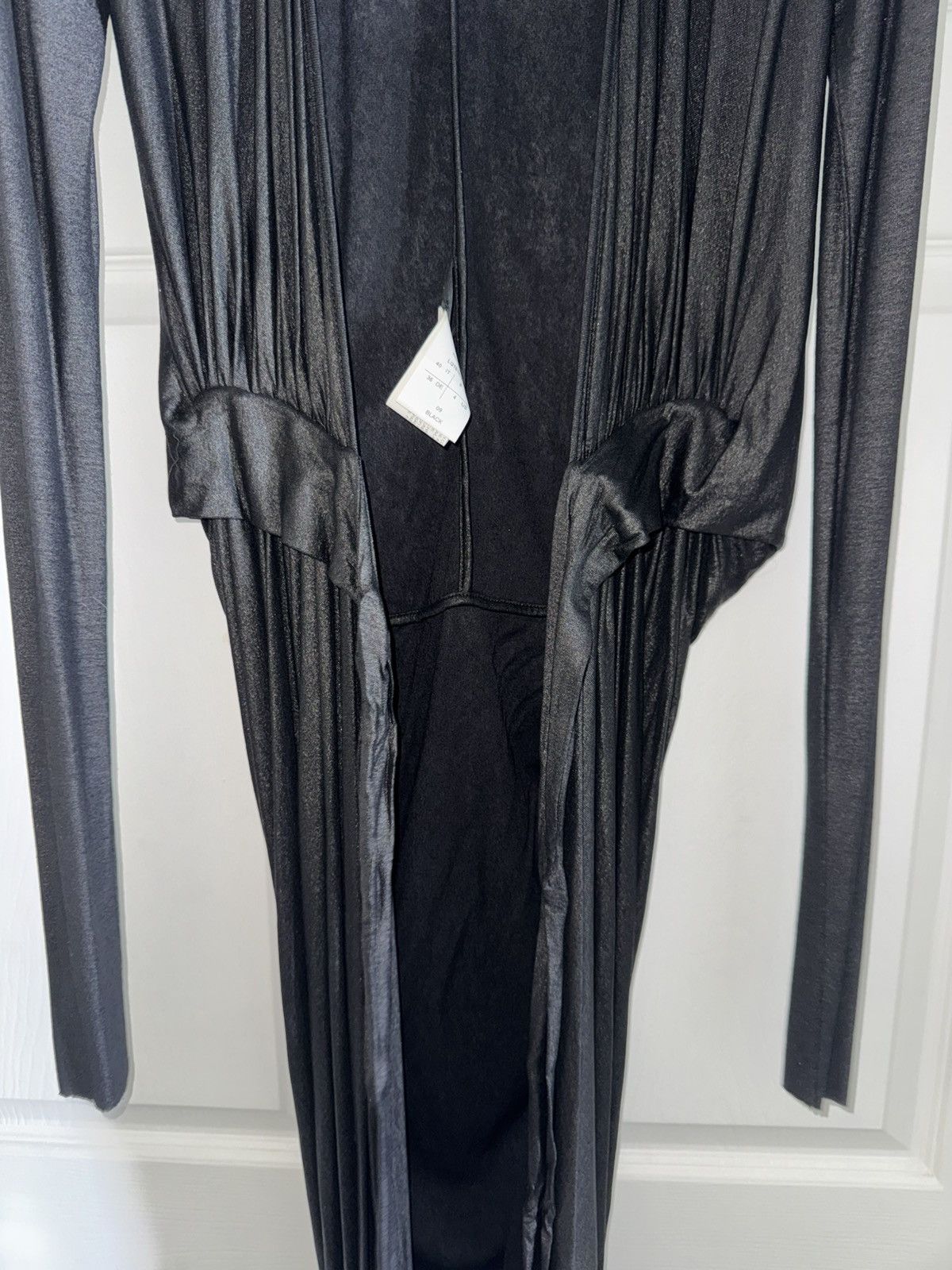 Rick Owens Rick Owens Lilies SS21 Black Draped Wrap Maxi Dress IT 40 Size S / US 4 / IT 40 - 8 Thumbnail