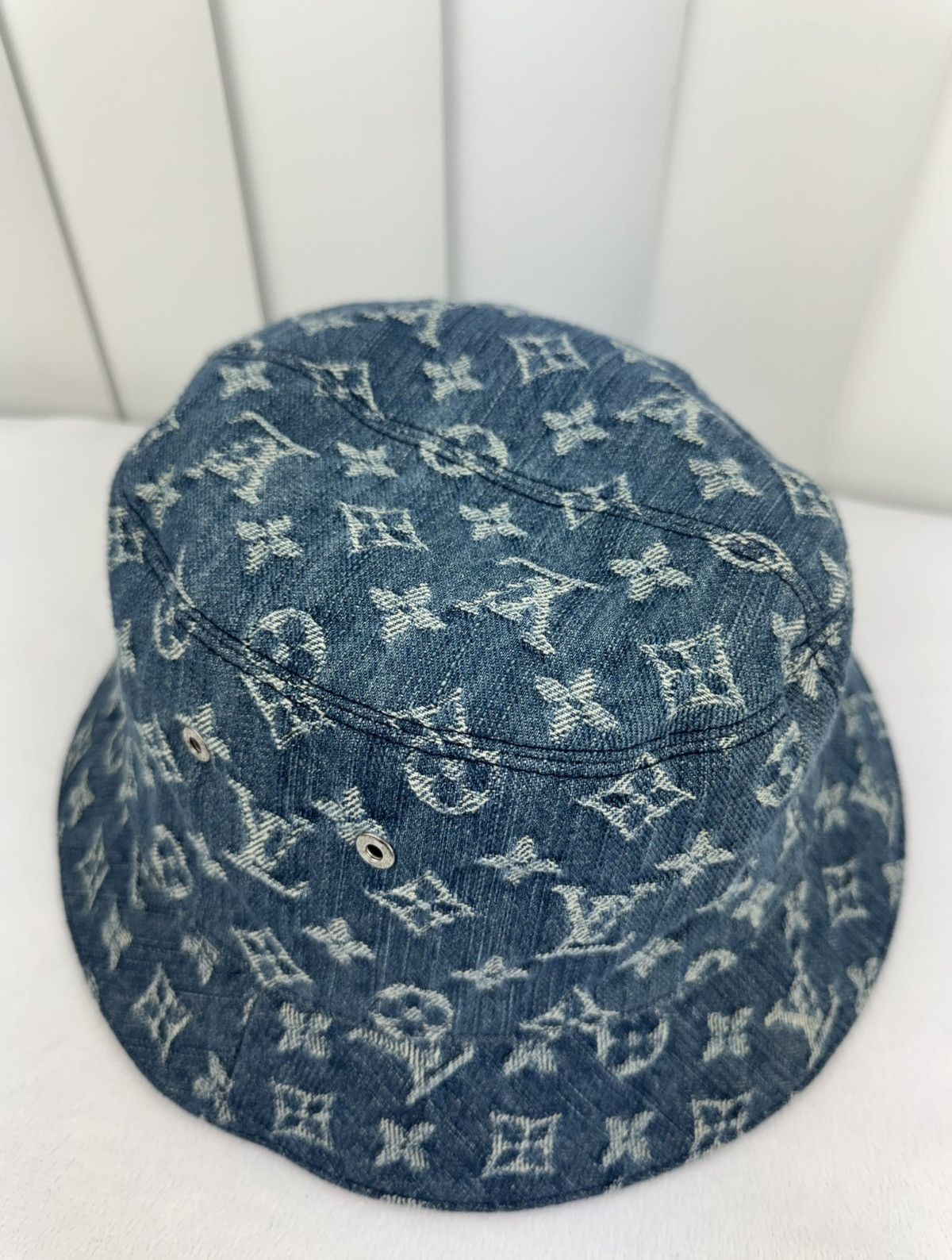 Louis Vuitton Louis Vuitton Monogram Denim Bucket Hat Reversible Size ONE SIZE - 2 Thumbnail