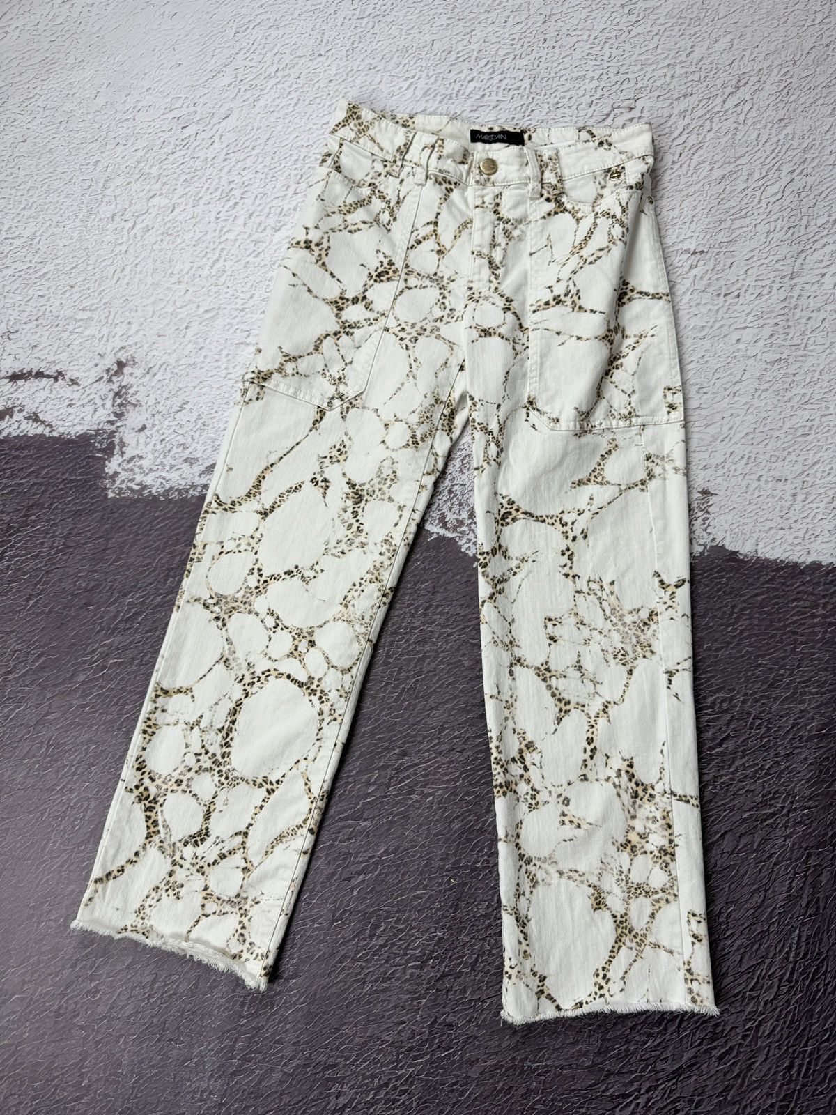 Other Marc Cain Jeans mit Allover-Animal-Print in offwhite Size 27" / US 4 / IT 40 - 2 Thumbnail