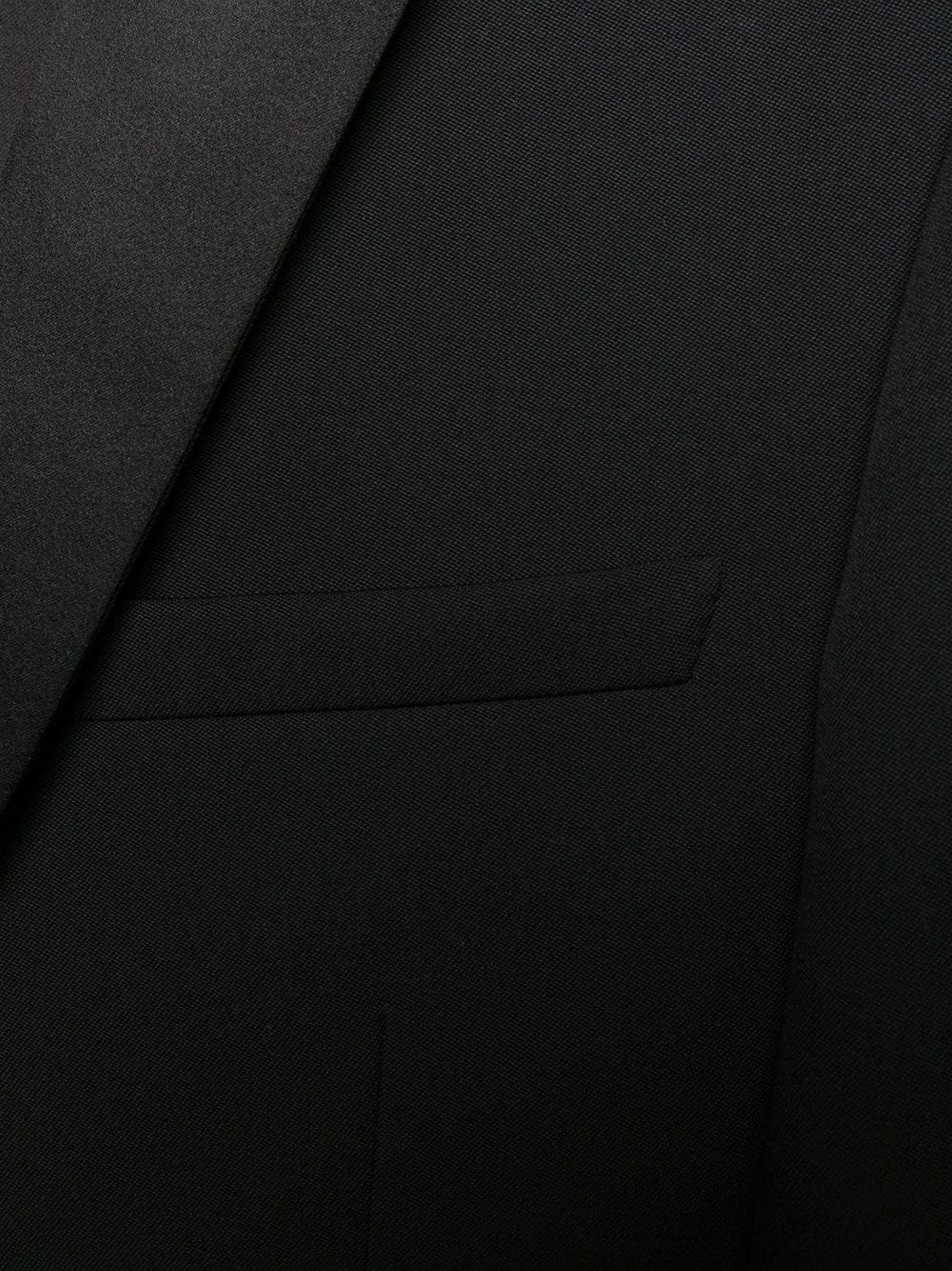 Hedi Slimane × Saint Laurent Paris HEDI AW16 LE SMOKING JACKET IN GRAIN DE POUDRE WOOL Size 50R - 10 Thumbnail