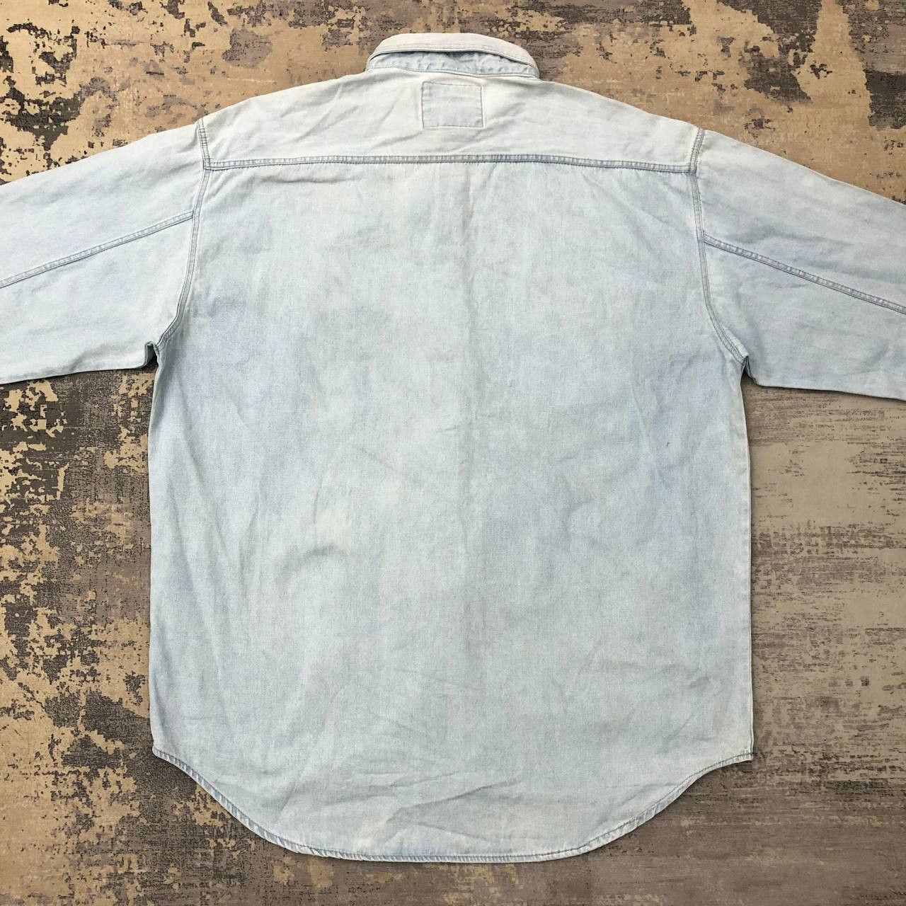 Levi's T310 VTG LEVI'S WORKWEAR BLUE WASH DENIM SHIRTS Size US L / EU 52-54 / 3 - 2 Thumbnail