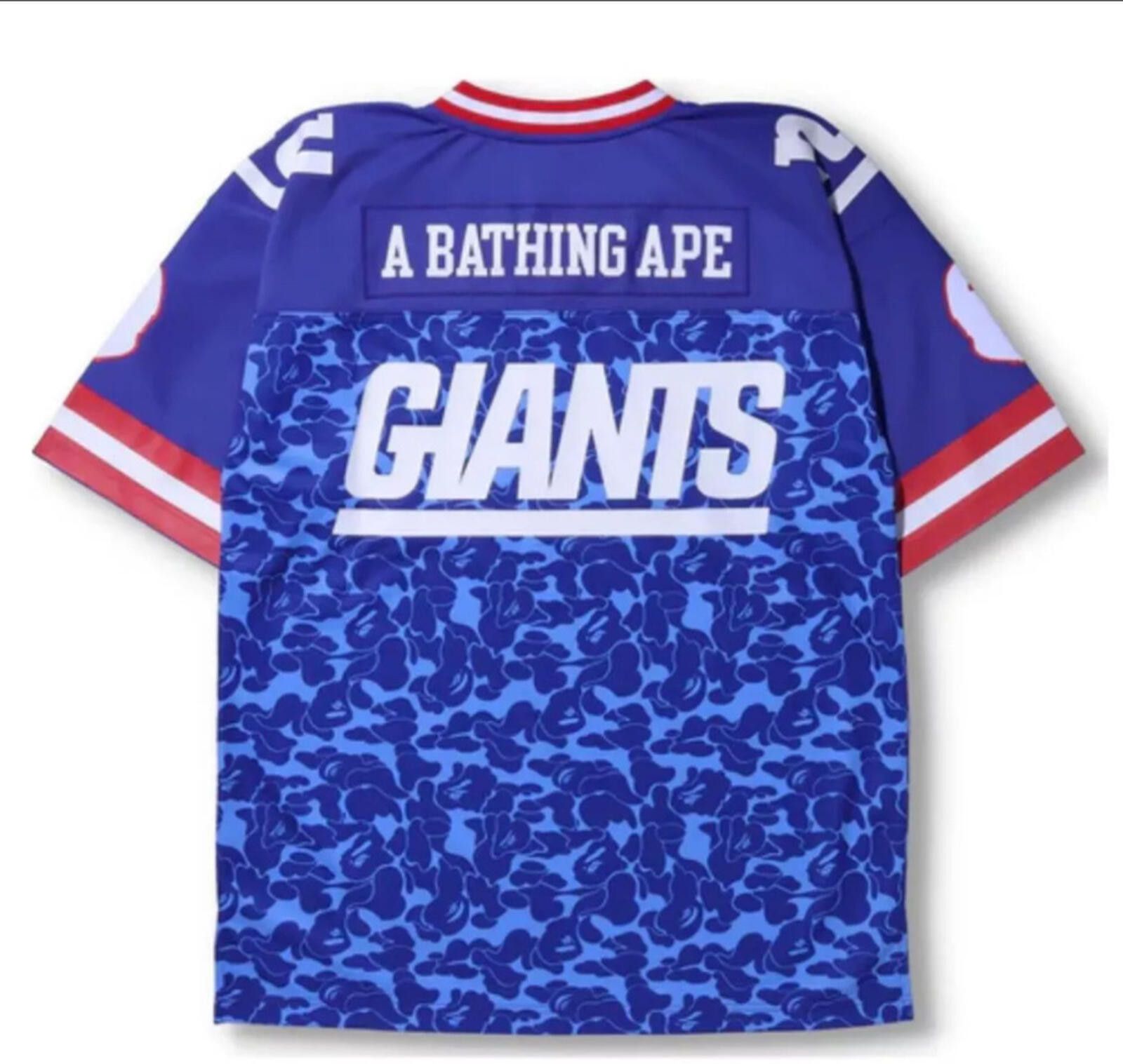 Bape BAPE x Mitchell & Ness x NFL New York Giants ABC Jersey 3XL Size US XXL / EU 58 / 5 - 2 Thumbnail