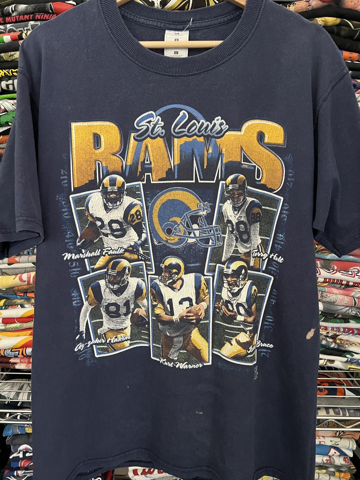 NFL 90s St Louis Rams Players Tee Size US L / EU 52-54 / 3 - 3 Thumbnail