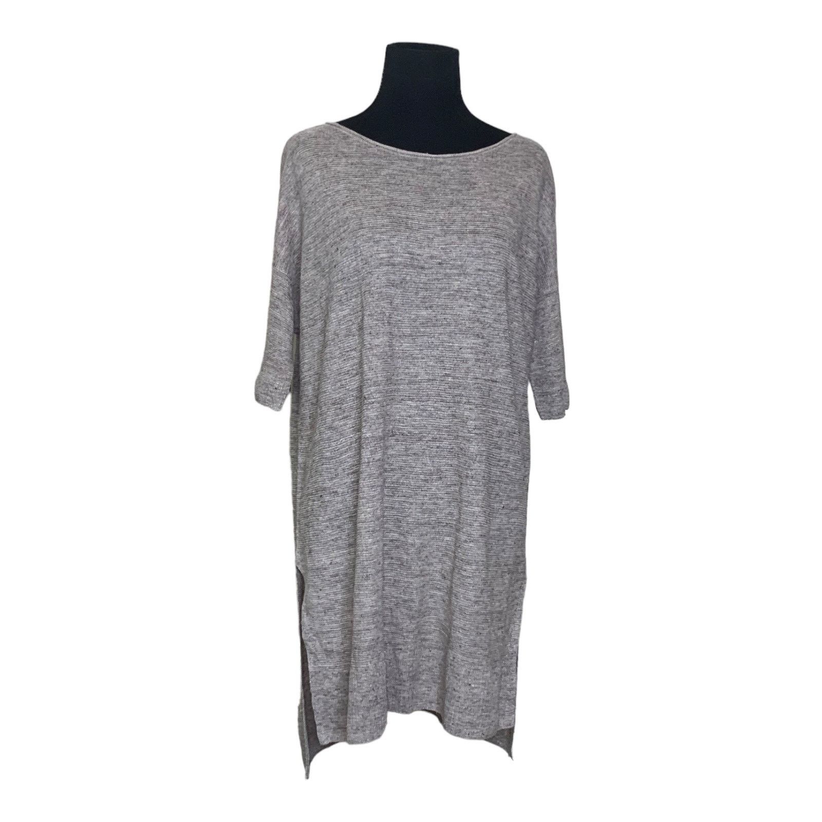 Eileen Fisher Eileen Fisher linen knit short sleeves tunic top size M Size M / US 6-8 / IT 42-44 - 8 Thumbnail