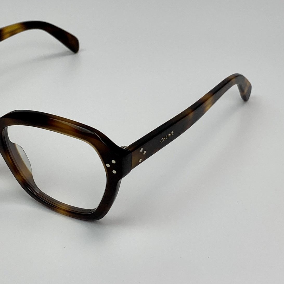 Celine NEW Celine CL50100I 54053 Geometric Shiny Havana Authentic Size ONE SIZE - 4 Thumbnail