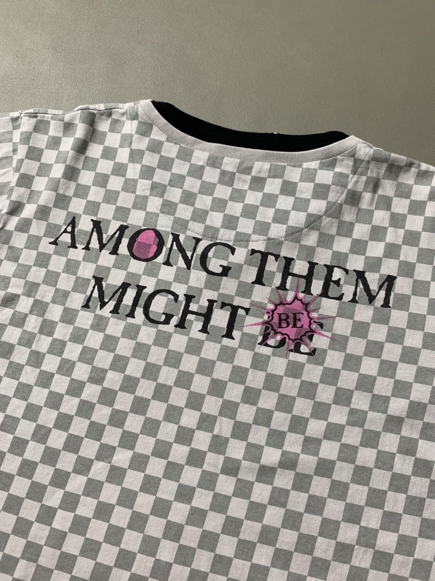 If Six Was Nine × Japanese Brand × Le Grande Bleu (L.G.B.) Generate Poem Checkerboard Tshirt Size US L / EU 52-54 / 3 - 5 Thumbnail