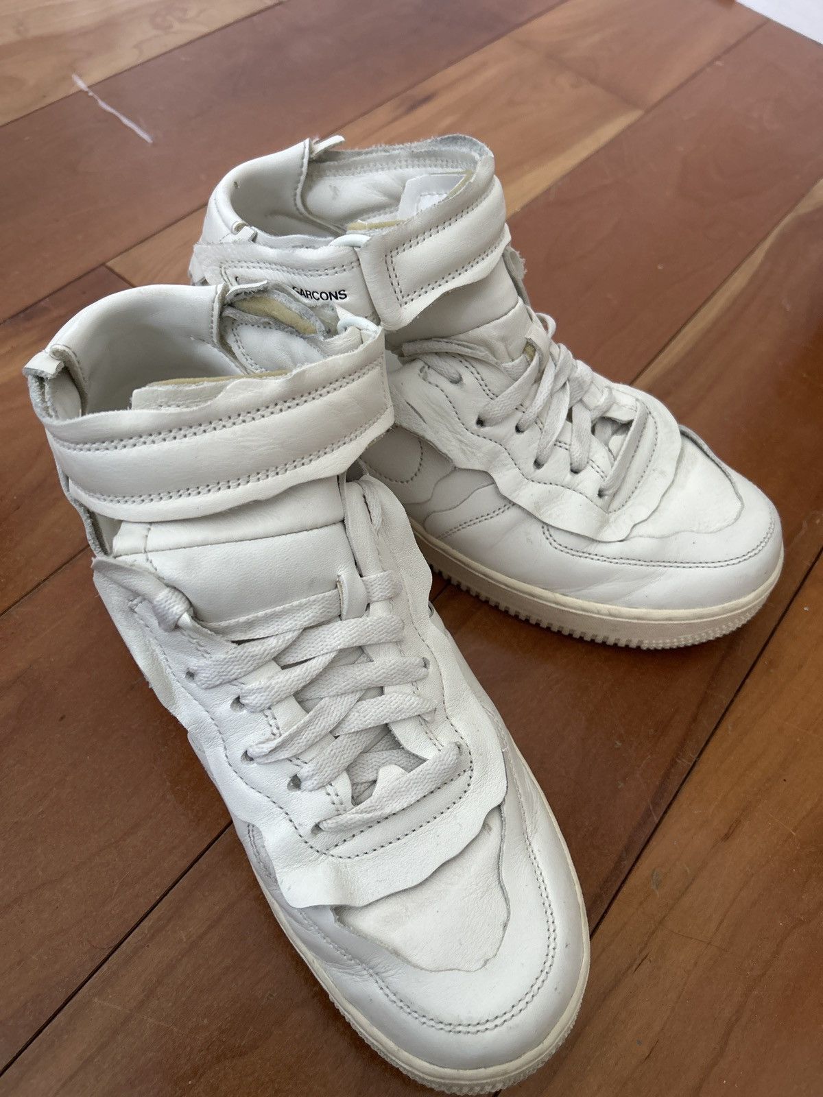 Comme des Garcons × Nike Comme des Garçons Air Force 1 white/sail sneaker Size US 8 / EU 41 - 6 Thumbnail