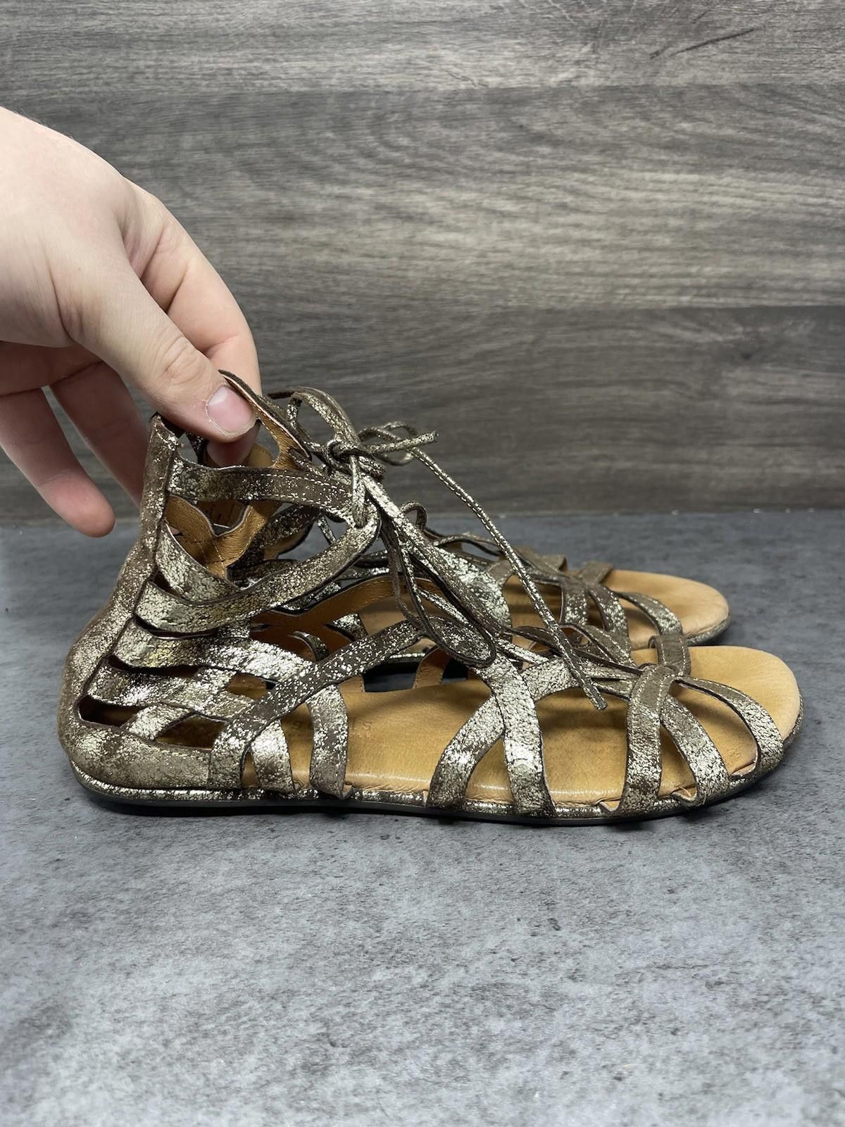 Kenneth Cole Gentle Souls Gladiator Sandals Womens Size 7.5 Kenneth Cole Size US 7.5 / IT 37.5 - 5 Thumbnail