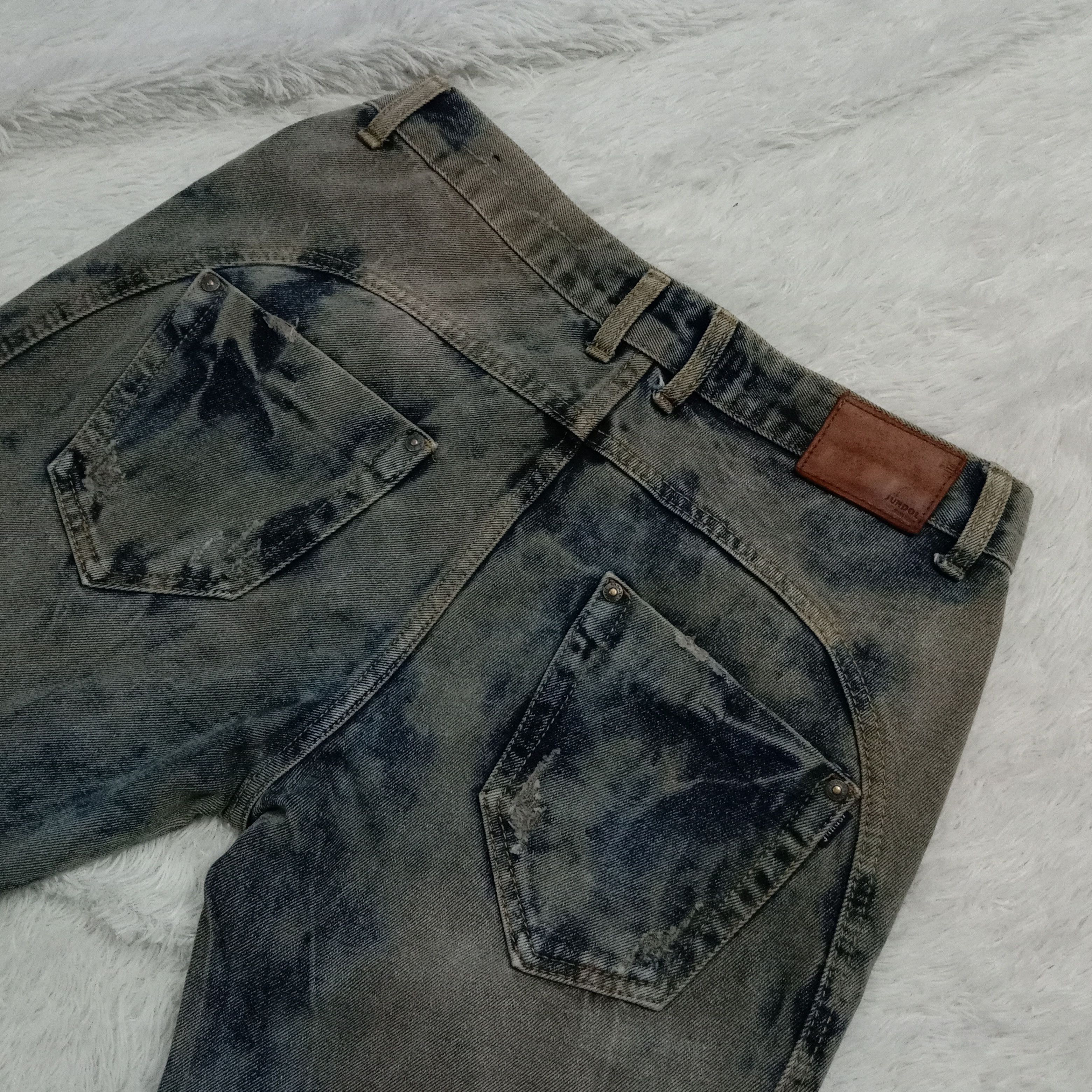 Tornado Mart 🇯🇵 Japanese Dirty Rusty Seditionaries Homeless Denim Size US 32 / EU 48 - 3 Thumbnail