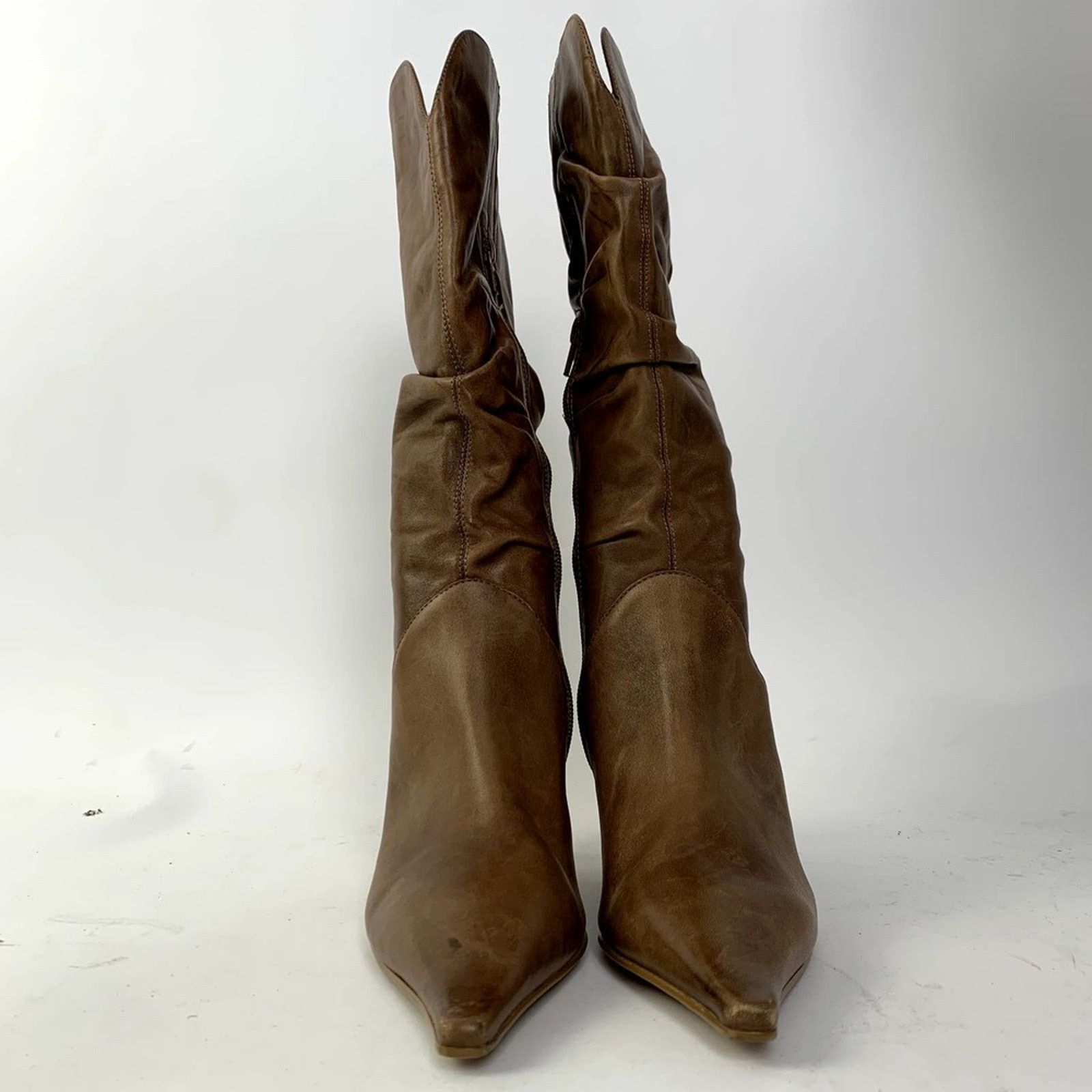 Designer NWOT Diba Point Toe Mid Calf Heel Boots - 7 Size US 7 / IT 37 - 9 Thumbnail