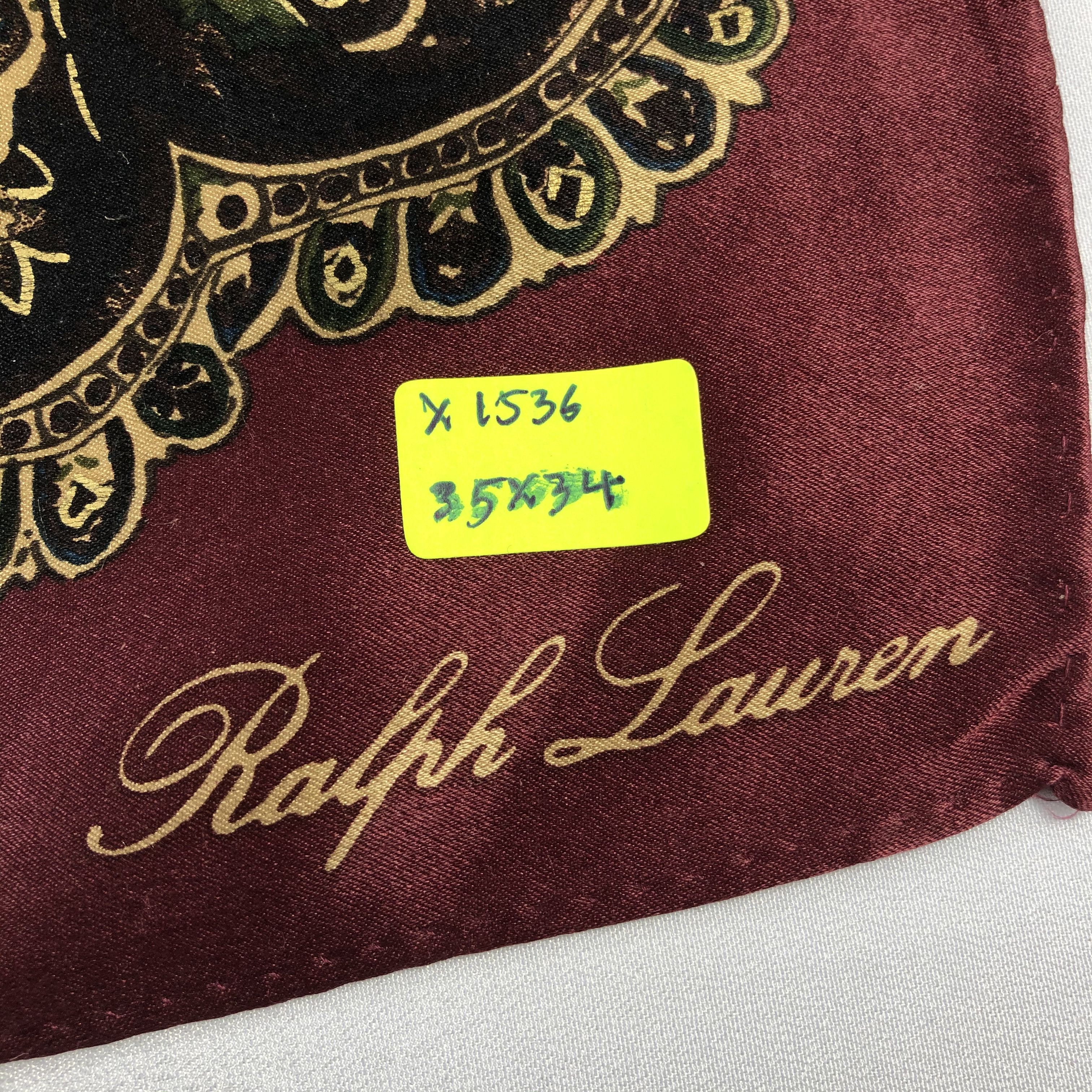 Ralph Lauren Vintage Ralph Lauren Silk Scarf Size ONE SIZE - 7 Thumbnail