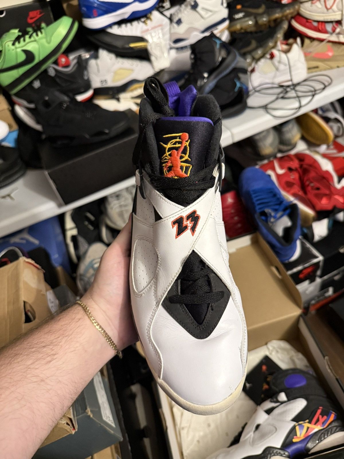 Jordan Brand Jordan retro 8 three peat sz 9.5 Size US 9.5 / EU 42-43 - 2 Thumbnail