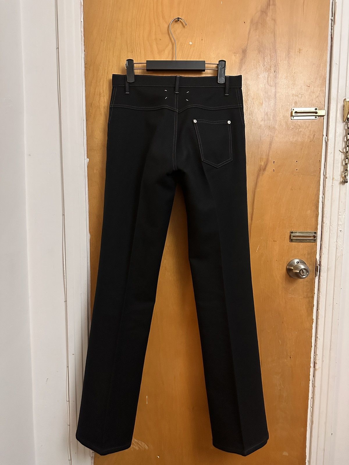 Maison Margiela Maison Margiela Black Wool Four-Pocket Trousers Size US 30 / EU 46 - 2 Thumbnail